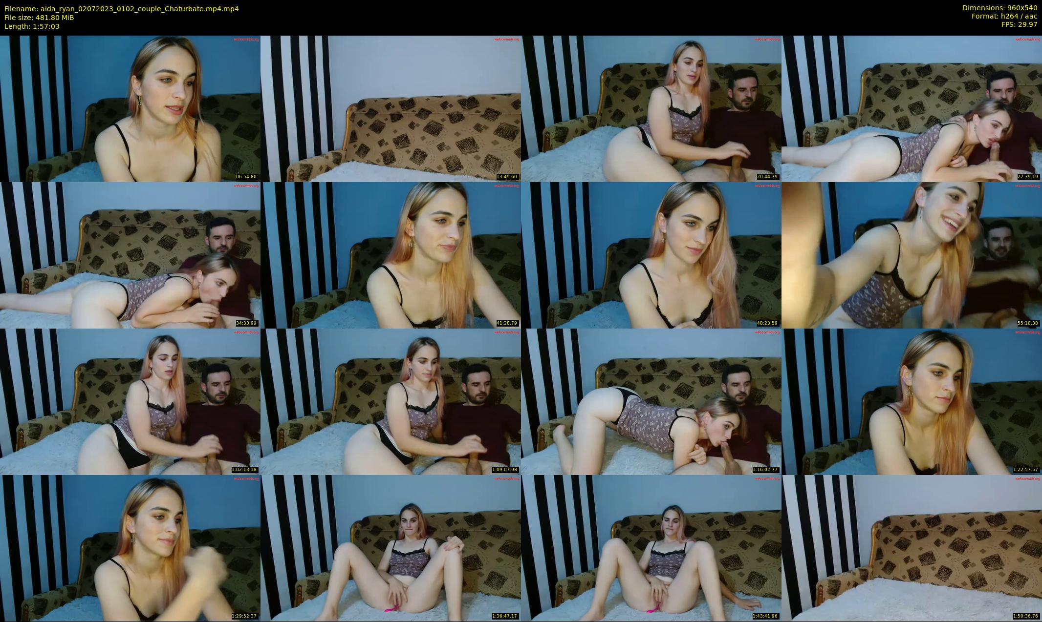 aida_ryan — 118 minute Chaturbate couple cam show recording, 480p, Jul 2, 2023