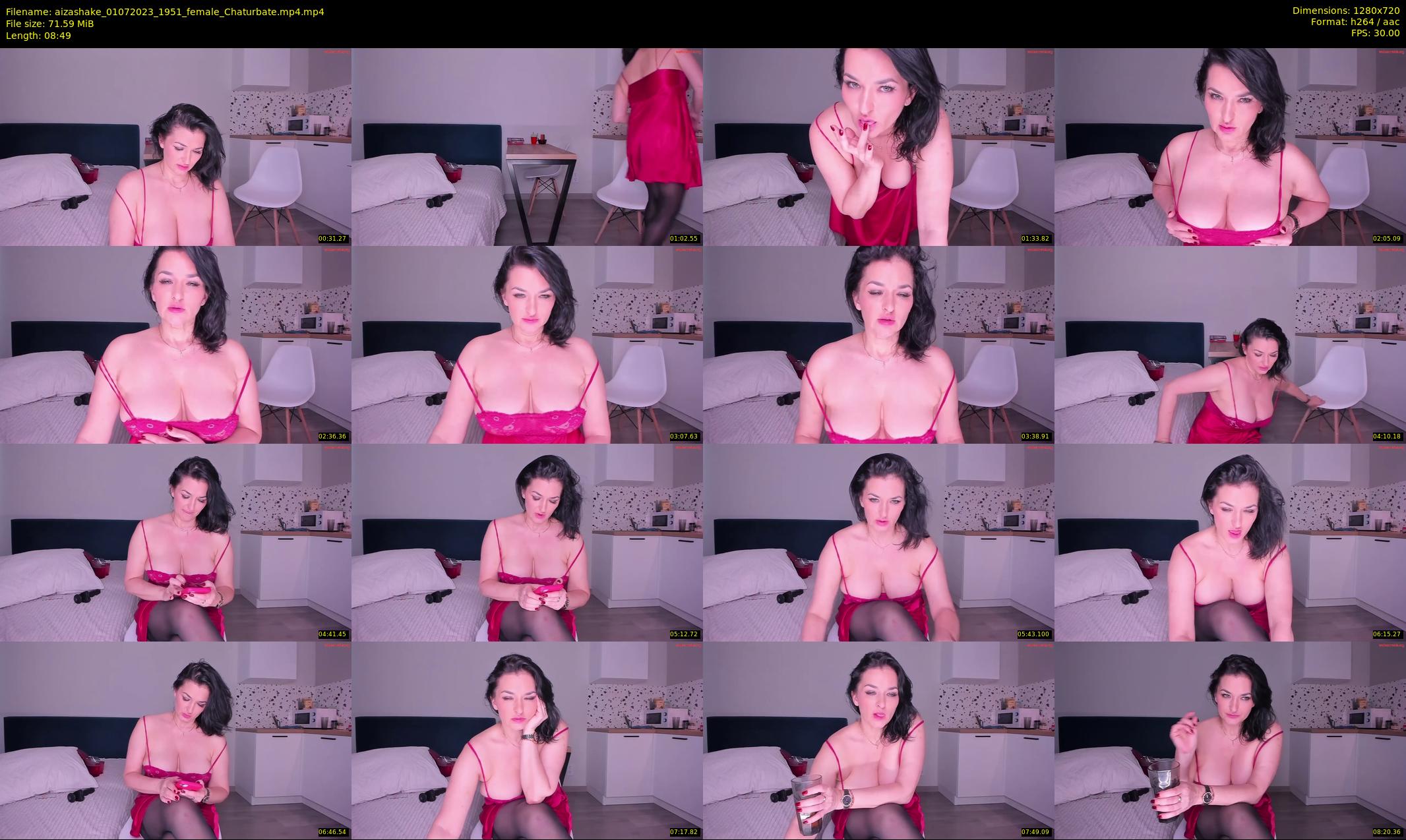 aizashake — 9 minute Chaturbate female cam show recording, 720p, Jul 1, 2023