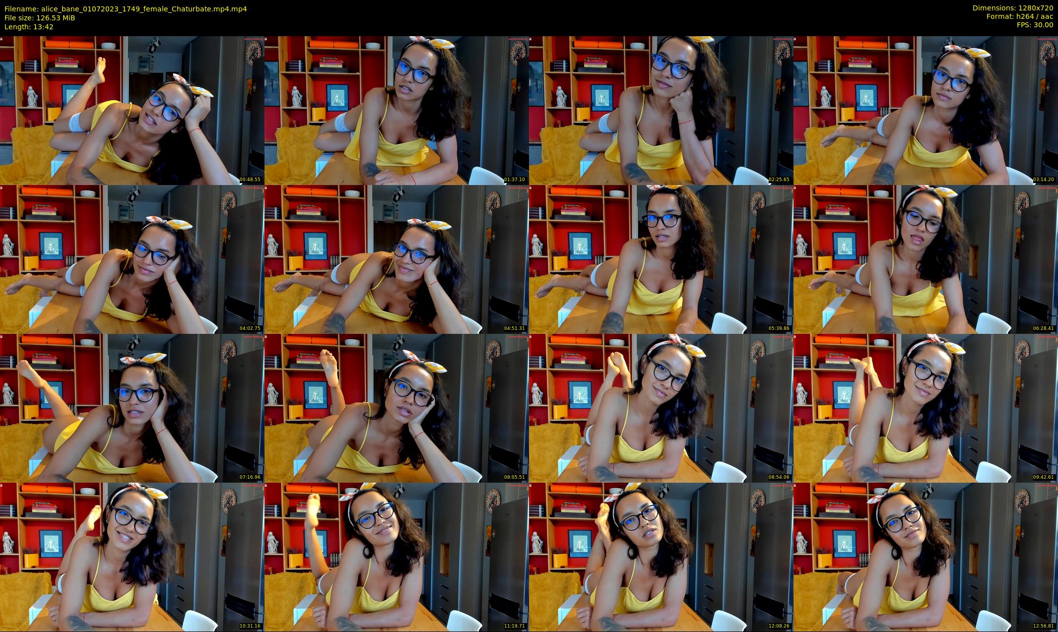 alice_bane — 14 minute Chaturbate female cam show recording, 720p, Jul 1, 2023