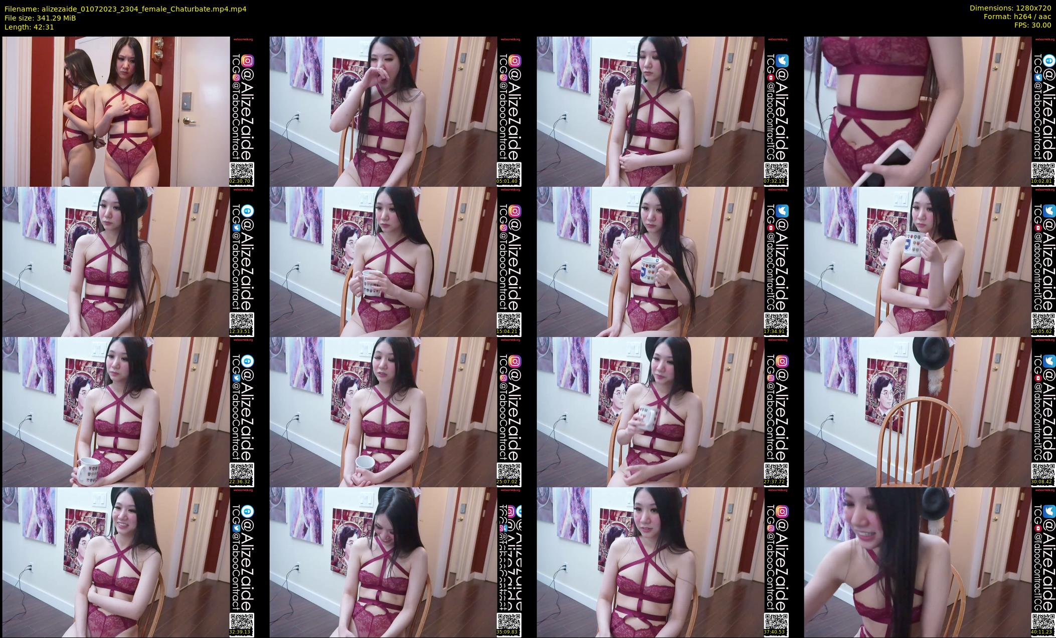 alizezaide — 43 minute Chaturbate female cam show recording, 720p, Jul 1, 2023