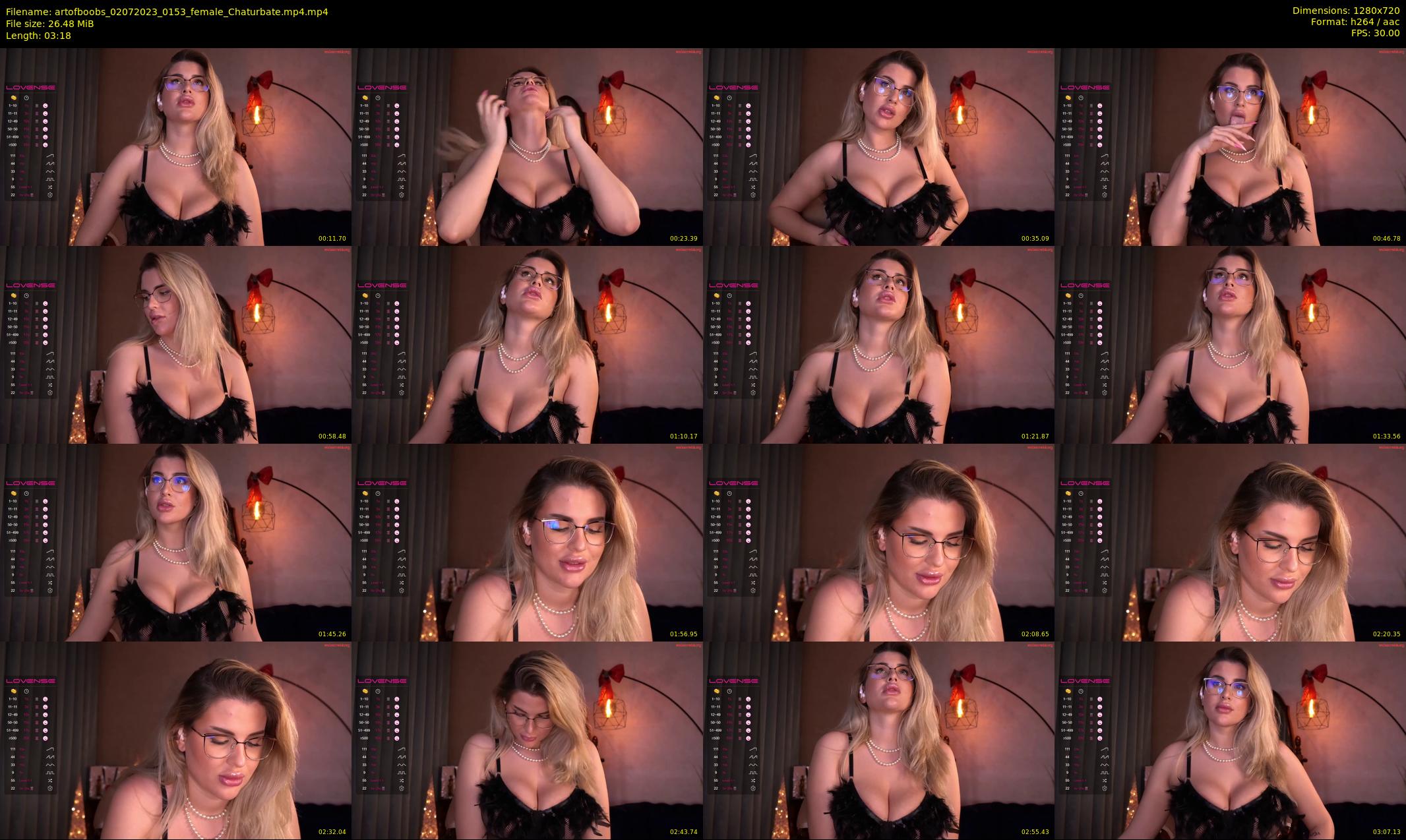 artofboobs — 4 minute Chaturbate female cam show recording, 720p, Jul 2, 2023
