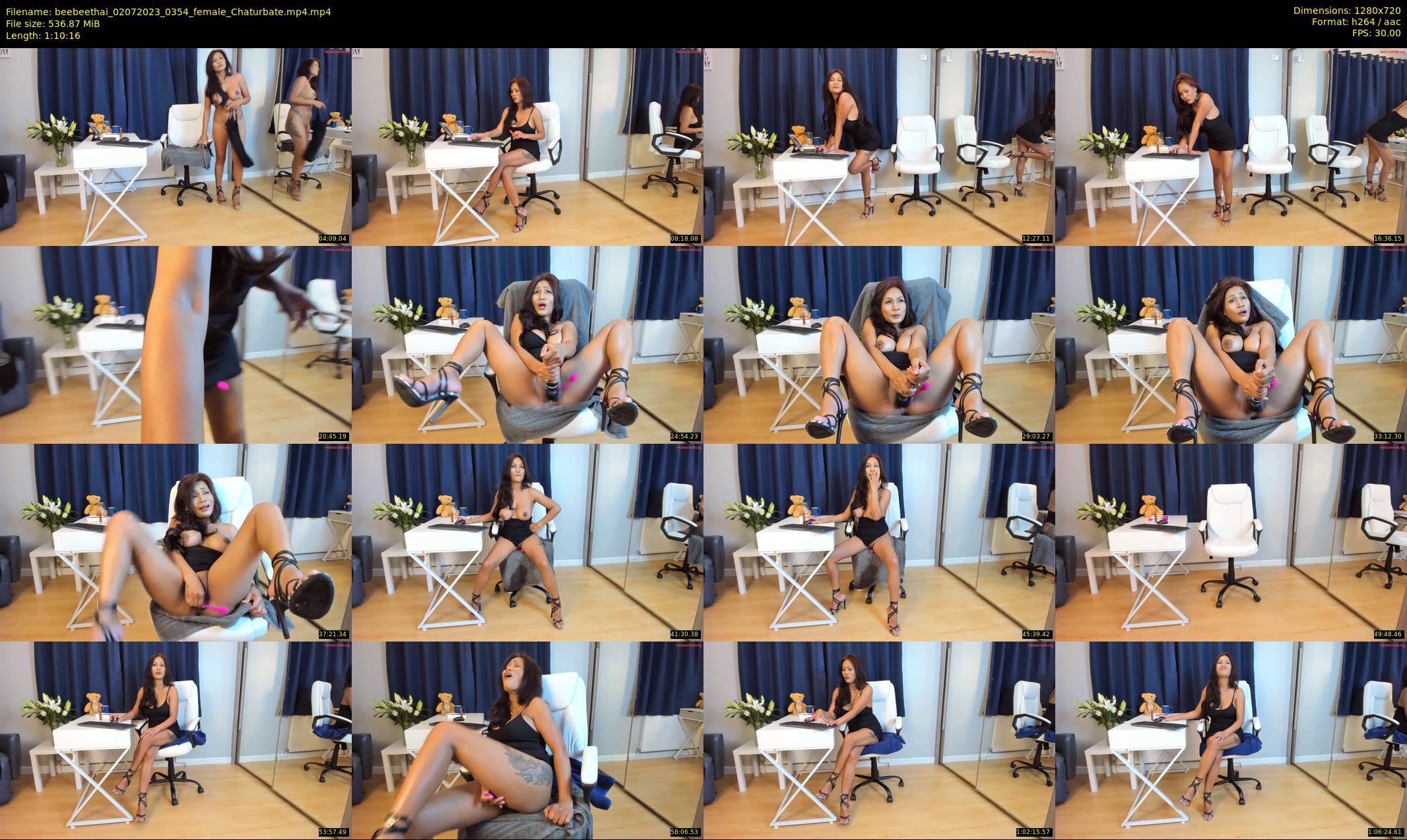 beebeethai — 71 minute Chaturbate female cam show recording, 720p, Jul 2, 2023
