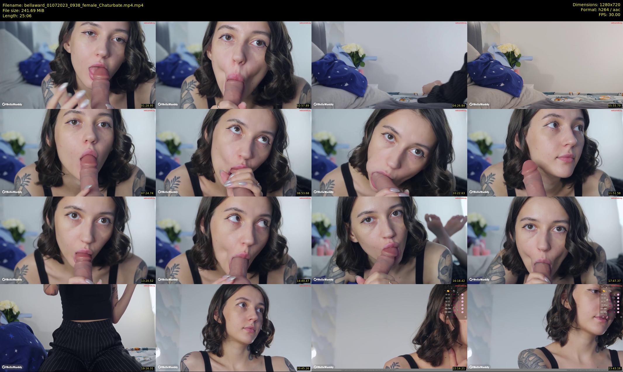bellaward — 26 minute Chaturbate female cam show recording, 720p, Jul 1, 2023