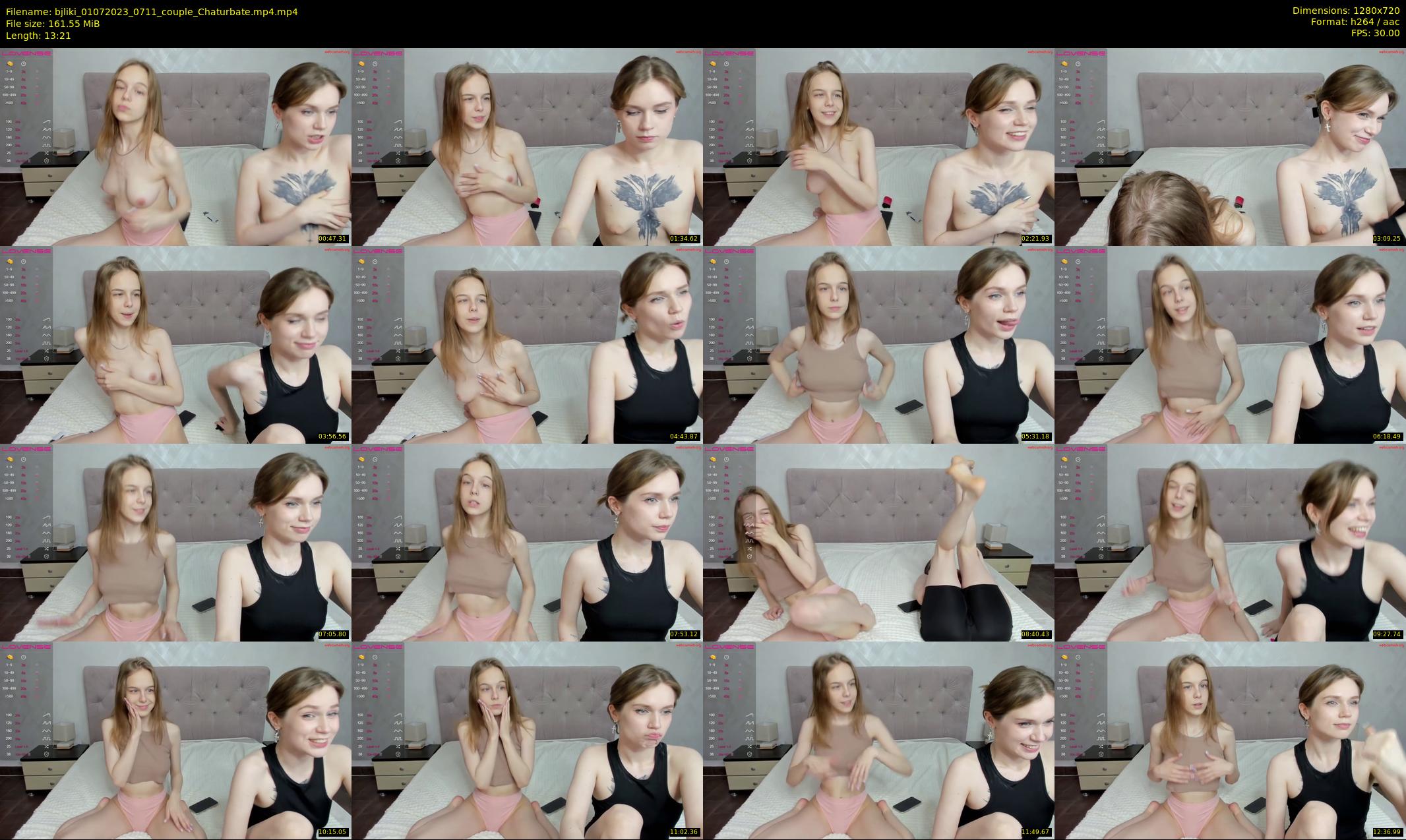 bjliki — 14 minute Chaturbate couple cam show recording, 720p, Jul 1, 2023