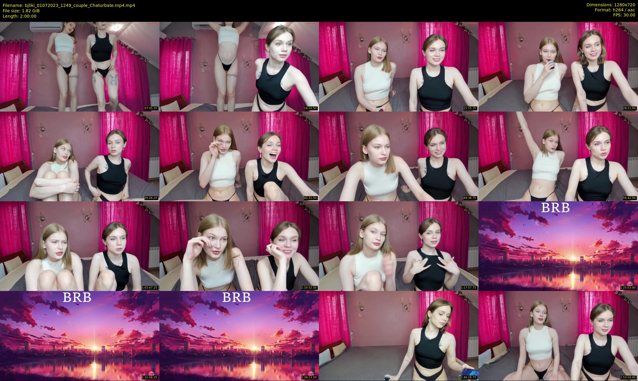 bjliki — 120 minute Chaturbate couple cam show recording, 720p, Jul 1, 2023