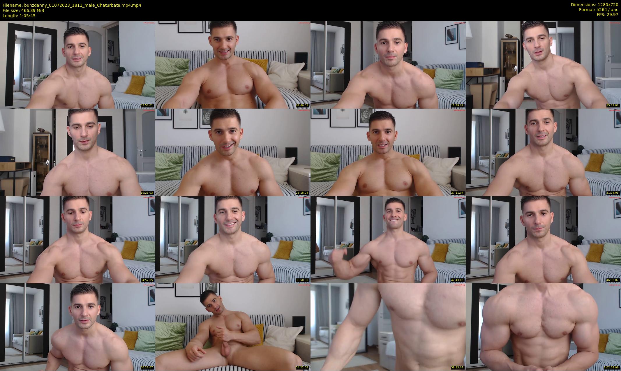 bunzdanny — 66 minute Chaturbate male cam show recording, 720p, Jul 1, 2023