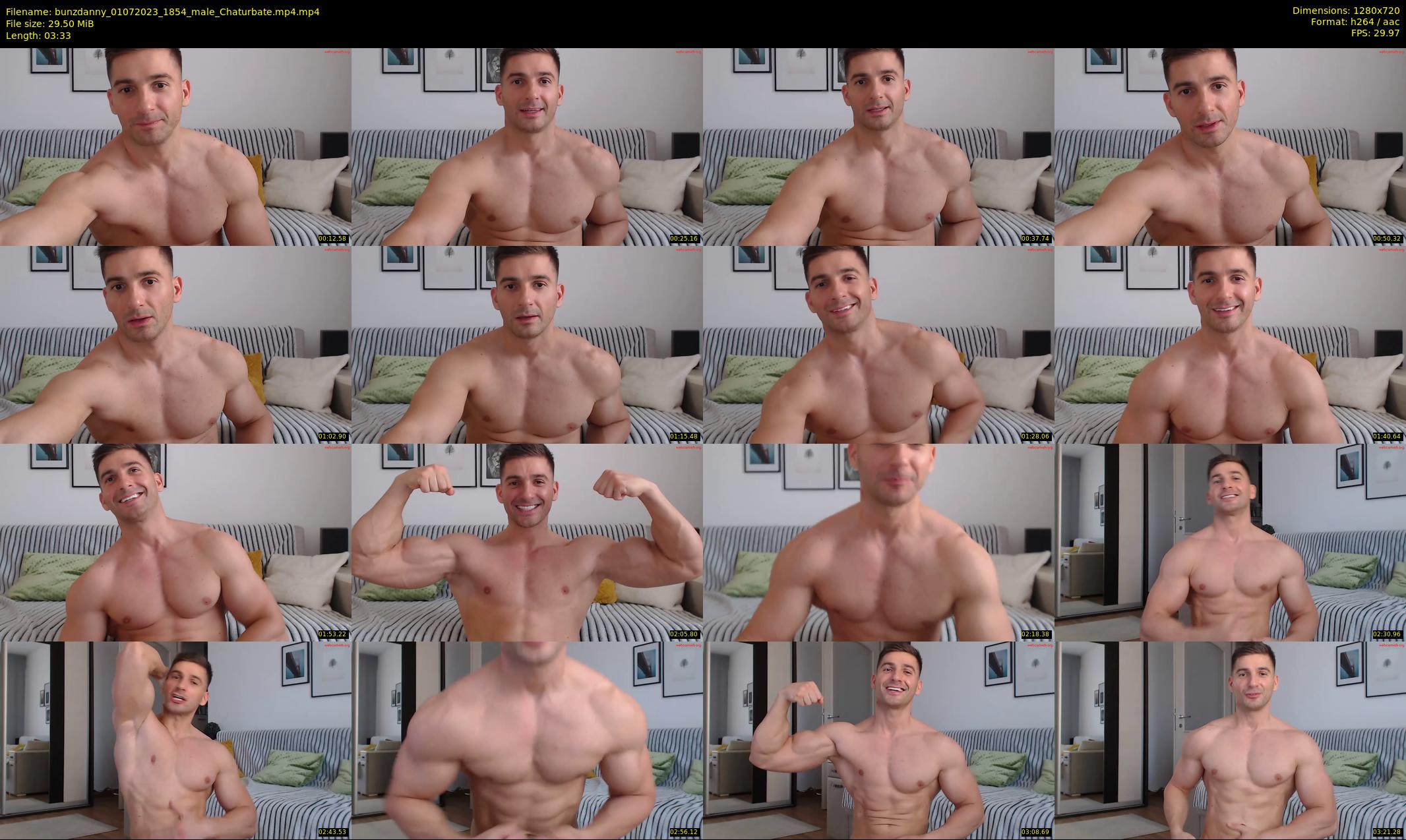 bunzdanny — 4 minute Chaturbate male cam show recording, 720p, Jul 1, 2023