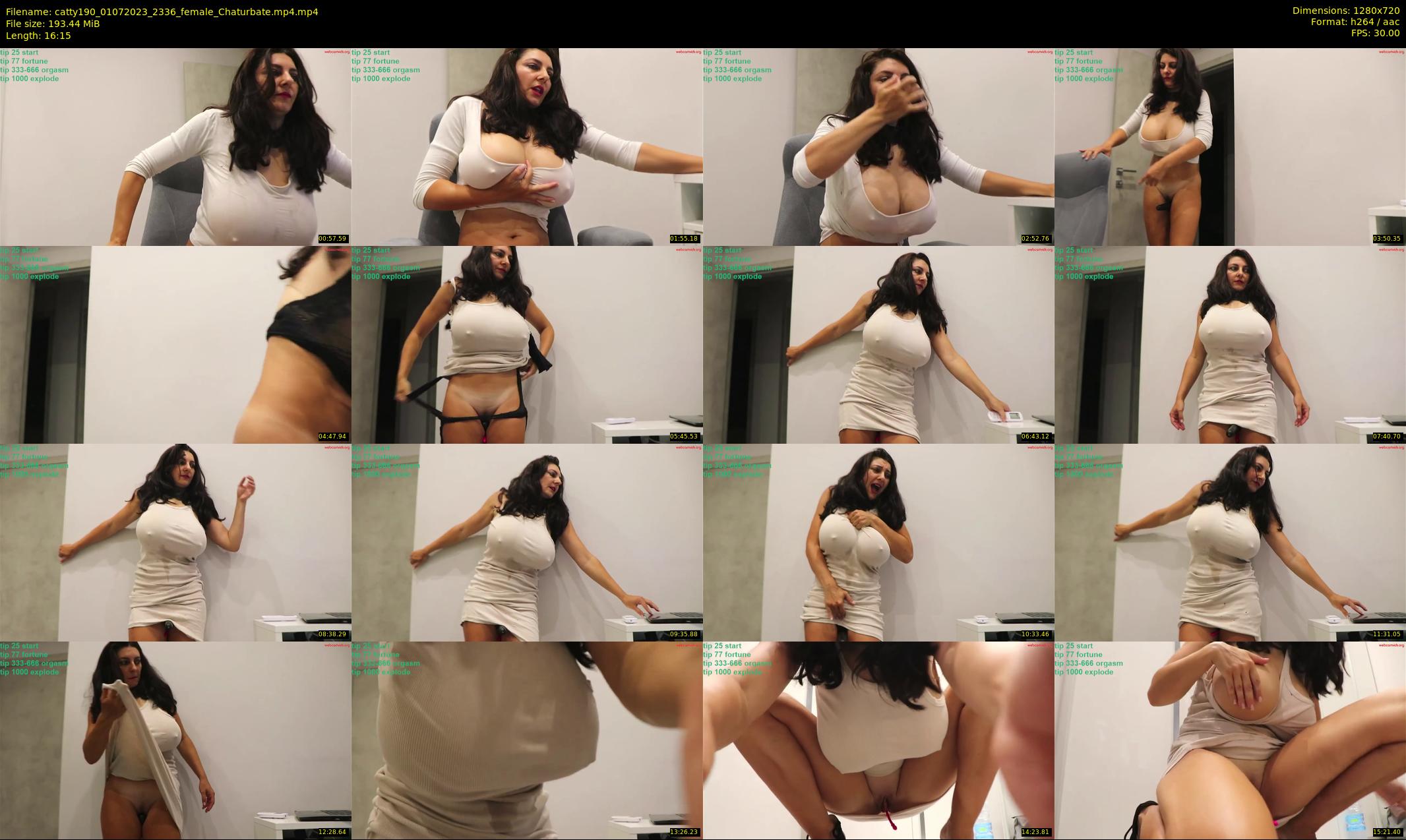 catty190 — 17 minute Chaturbate female cam show recording, 720p, Jul 1, 2023