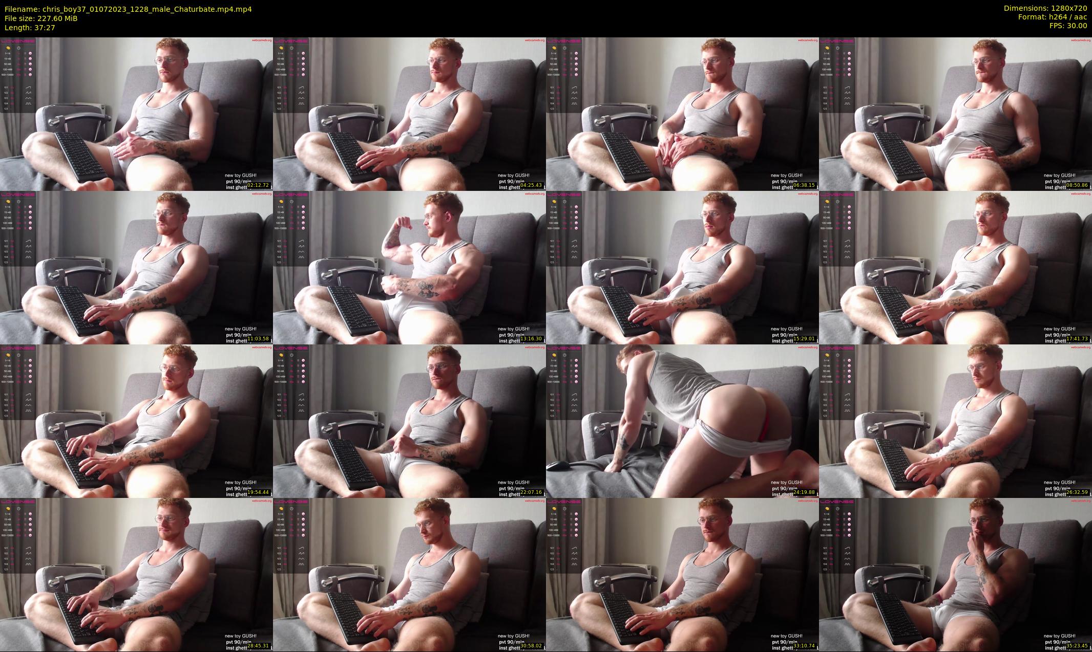 chris_boy37 — 38 minute Chaturbate male cam show recording, 720p, Jul 1, 2023