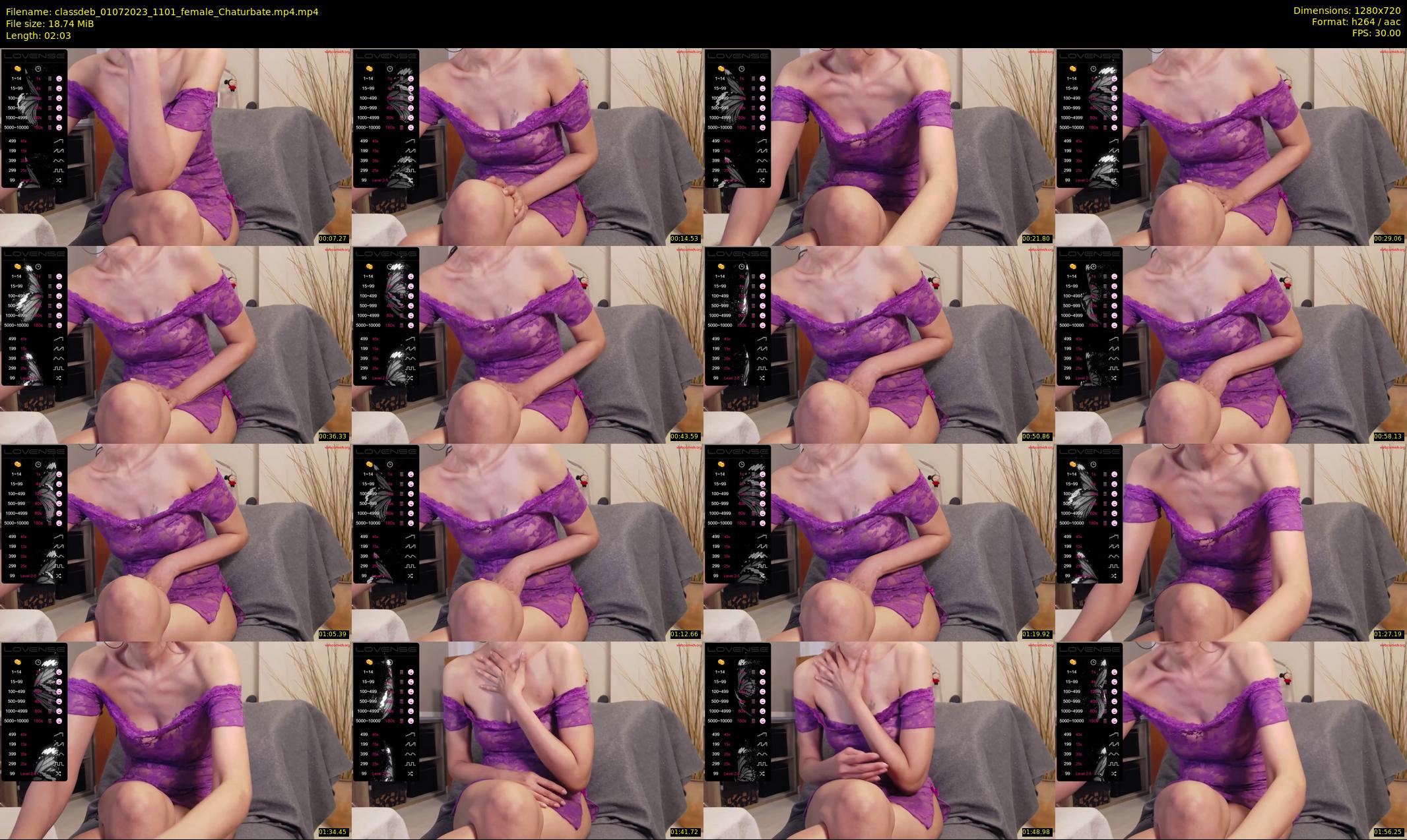 classdeb — 3 minute Chaturbate female cam show recording, 720p, Jul 1, 2023