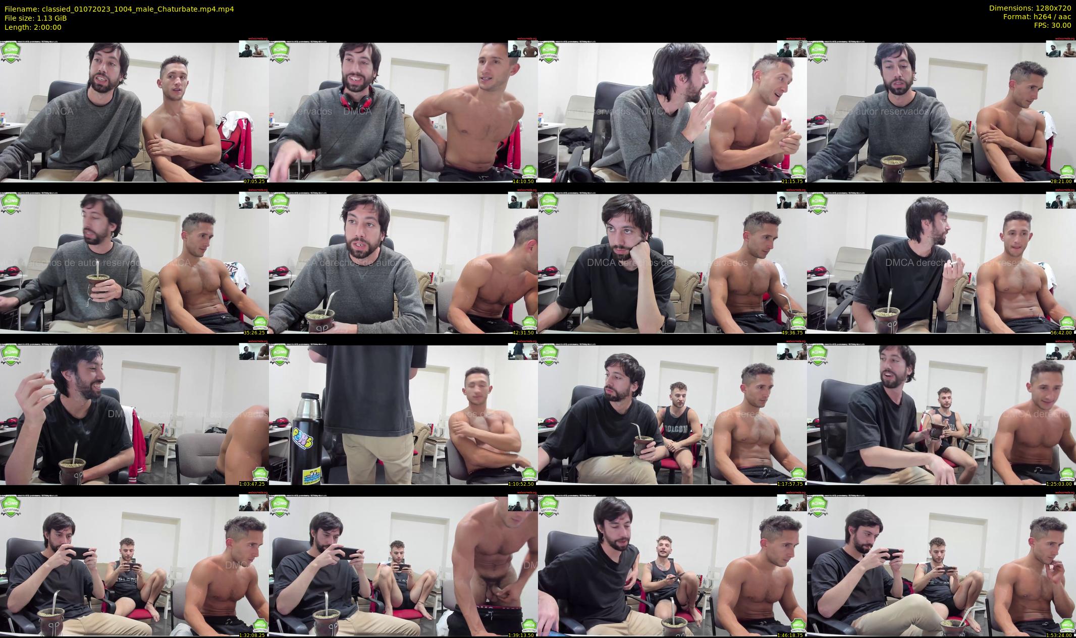 classied — 120 minute Chaturbate male cam show recording, 720p, Jul 1, 2023