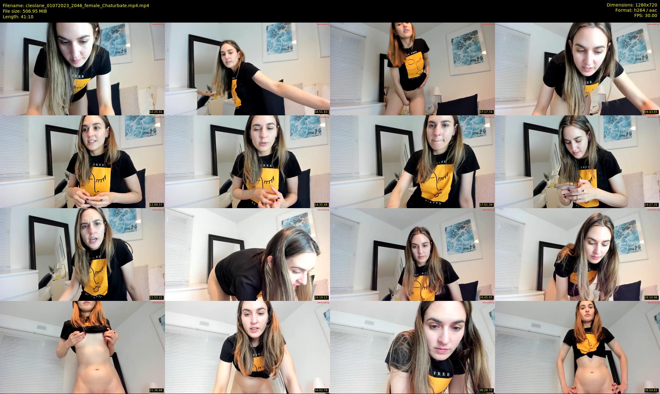 cleolane — 42 minute Chaturbate female cam show recording, 720p, Jul 1, 2023