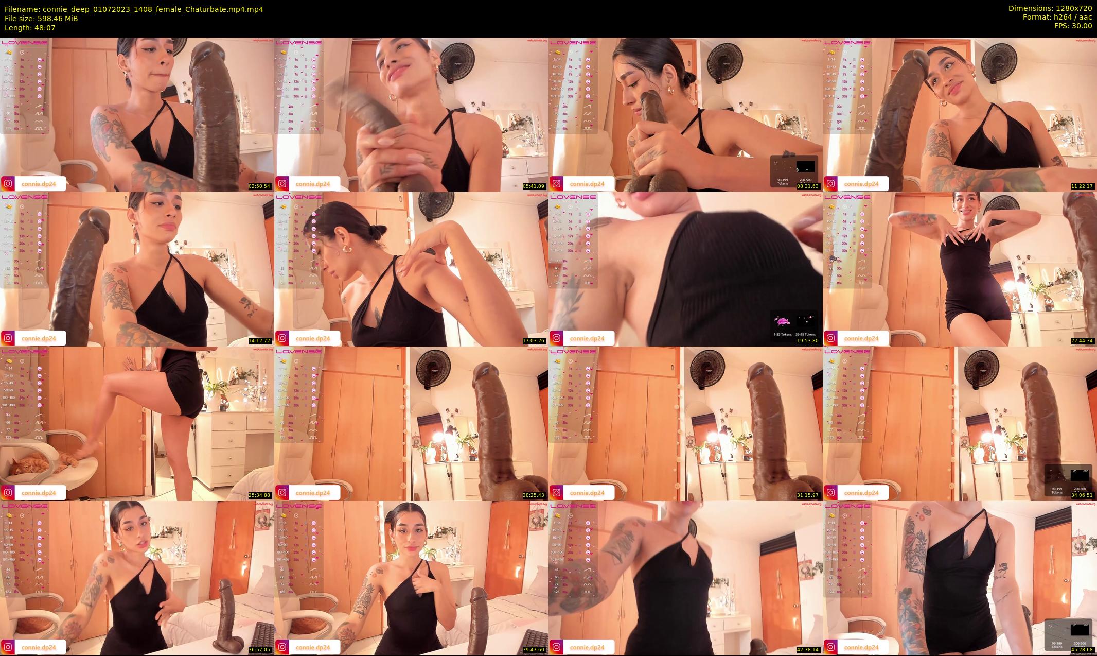 connie_deep — 49 minute Chaturbate female cam show recording, 720p, Jul 1, 2023
