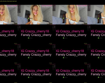 crazzy_cherry — 23 minute Chaturbate female cam show recording, 720p, Jul 1, 2023