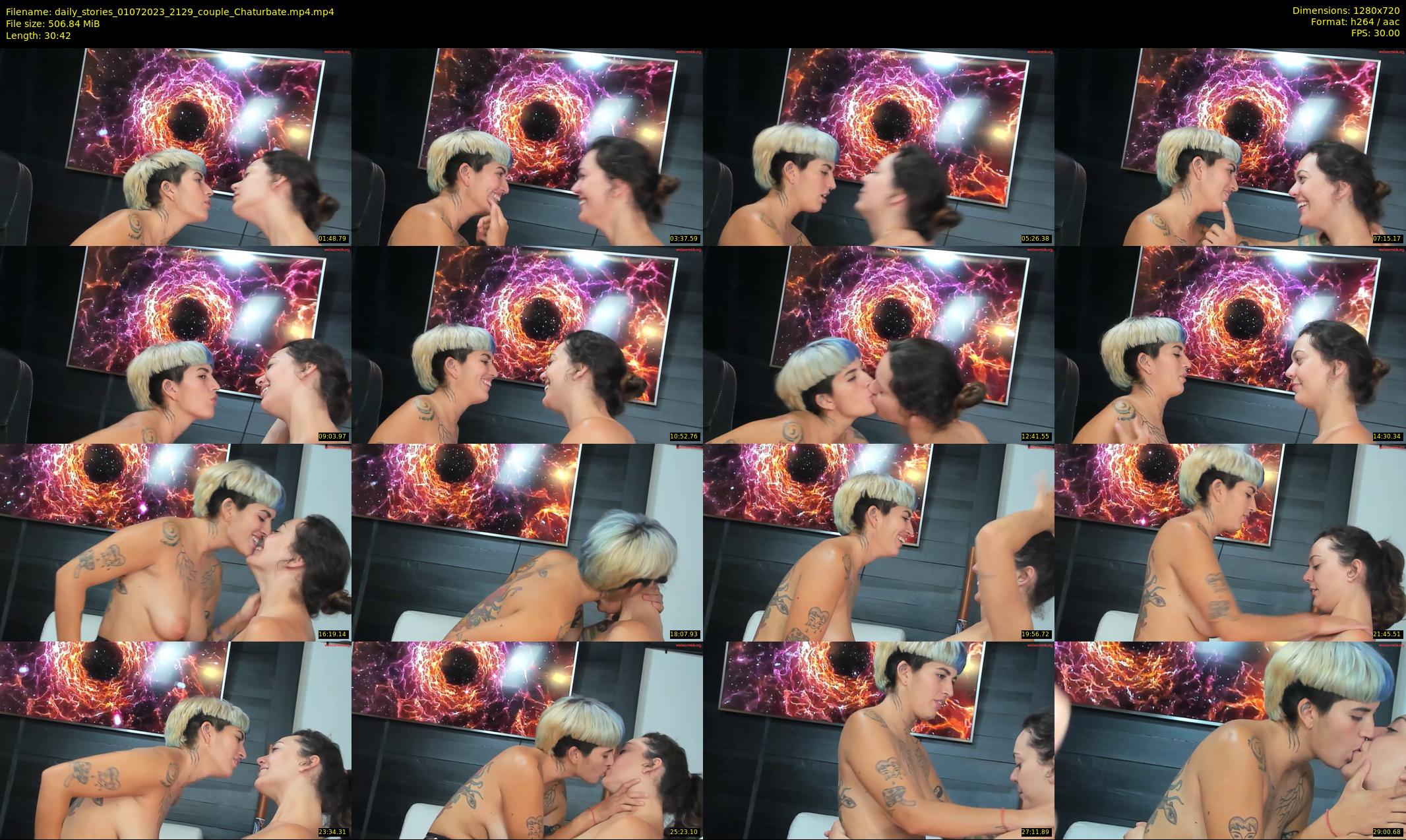 daily_stories — 31 minute Chaturbate couple cam show recording, 720p, Jul 1, 2023