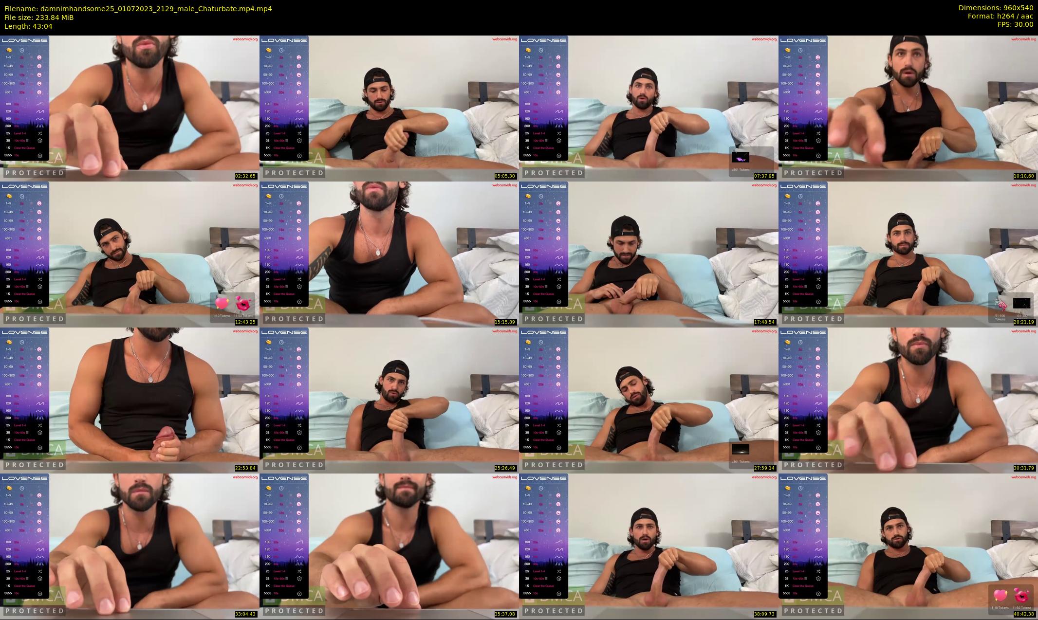 damnimhandsome25 — 44 minute Chaturbate male cam show recording, 480p, Jul 1, 2023