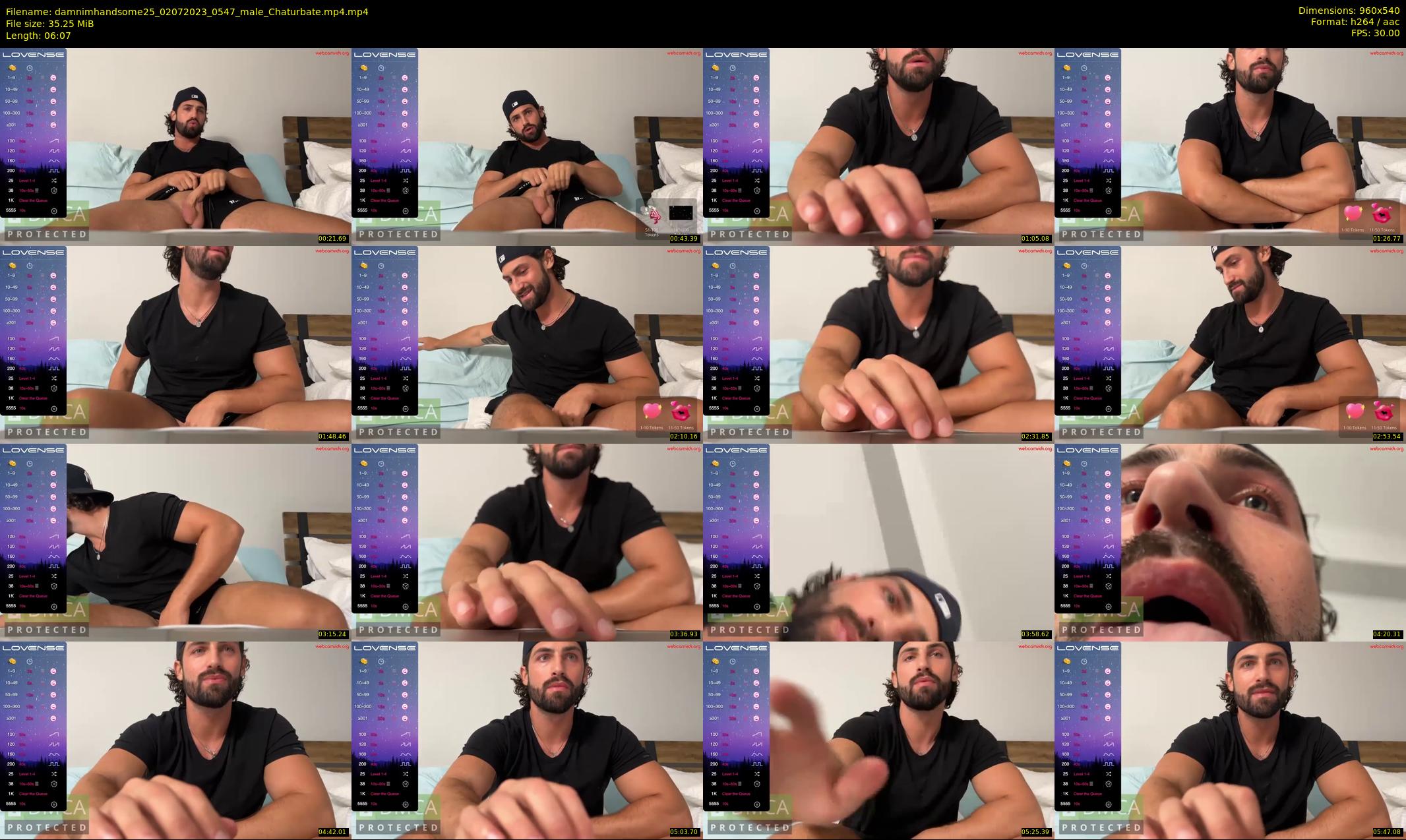 damnimhandsome25 — 7 minute Chaturbate male cam show recording, 480p, Jul 2, 2023