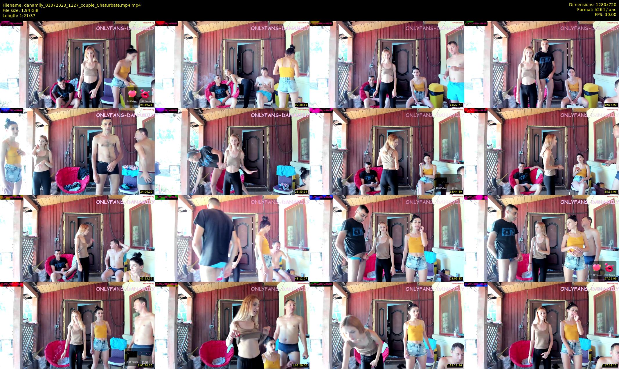 danamily — 82 minute Chaturbate female cam show recording, 720p, Jul 1, 2023