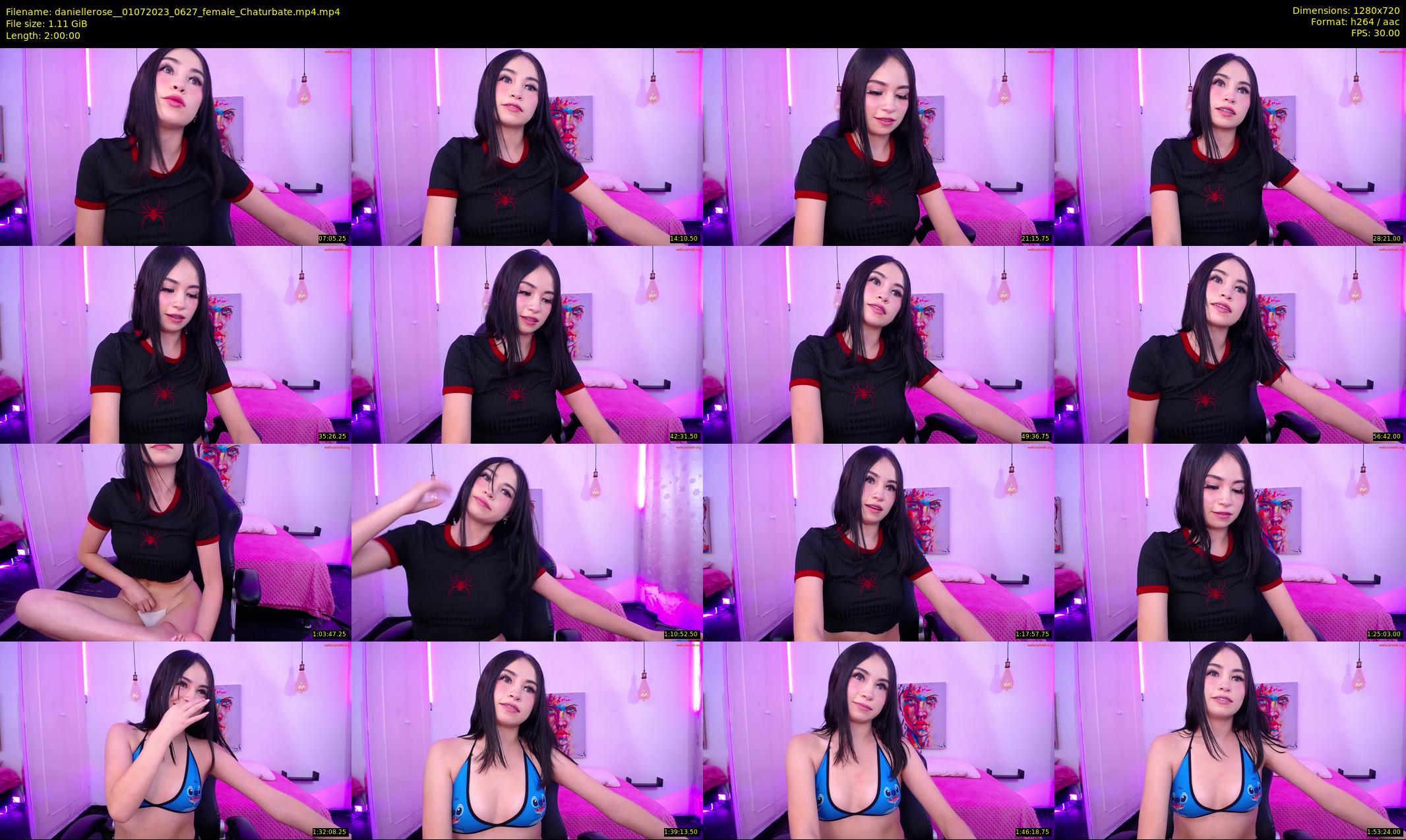 daniellerose_ — 120 minute Chaturbate female cam show recording, 720p, Jul 1, 2023