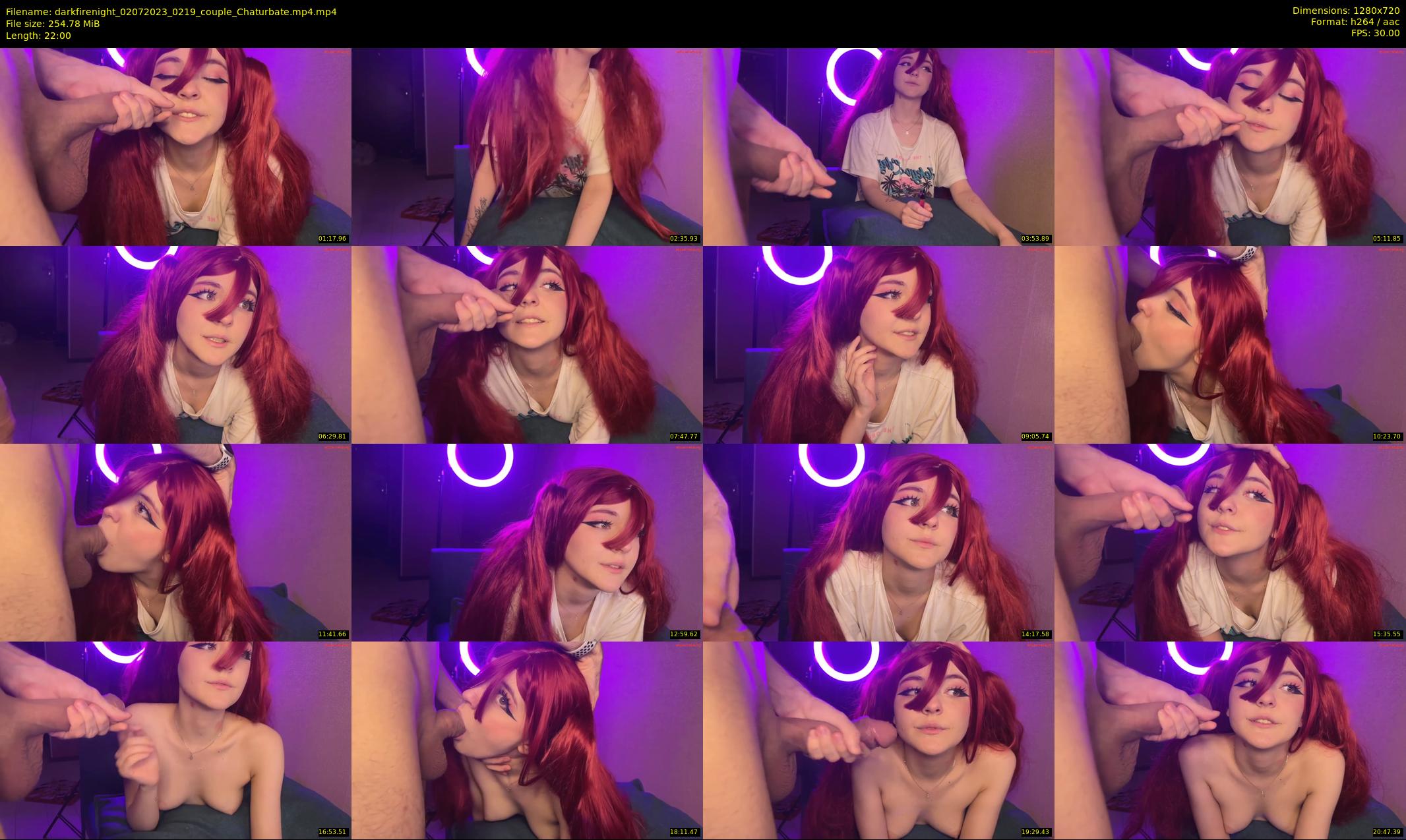 darkfirenight — 22 minute Chaturbate couple cam show recording, 720p, Jul 2, 2023