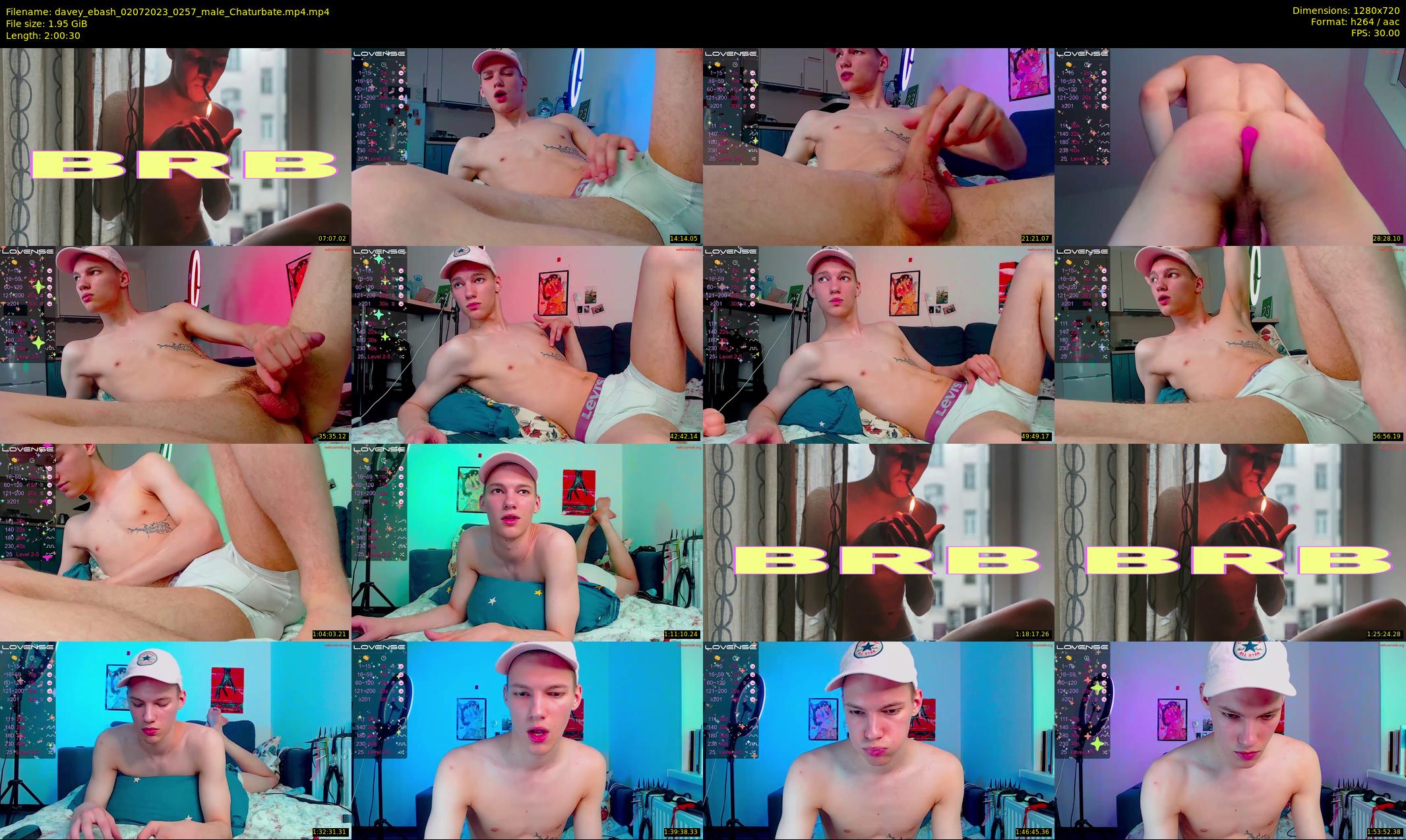 davey_ebash — 121 minute Chaturbate male cam show recording, 720p, Jul 2, 2023