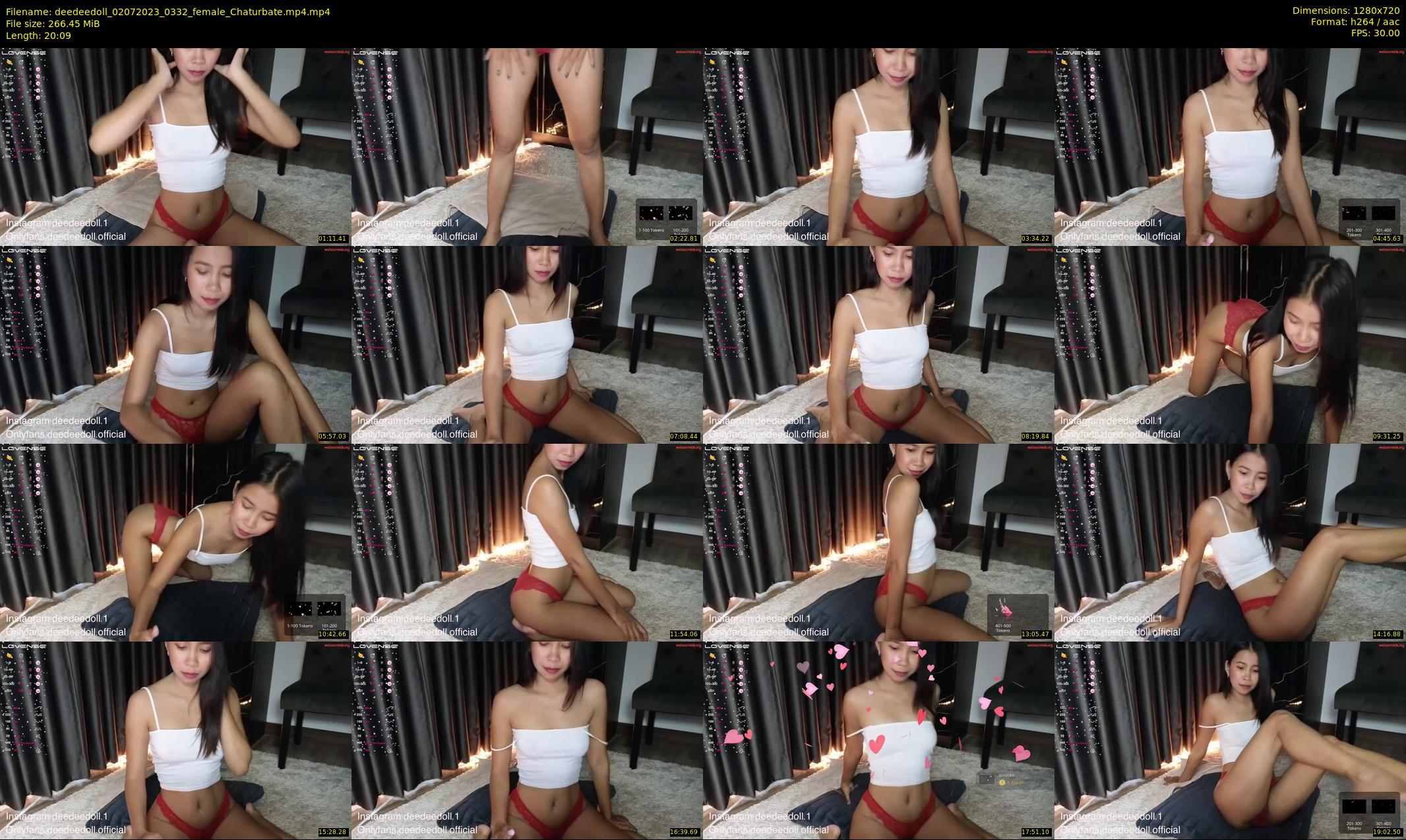 deedeedoll — 21 minute Chaturbate female cam show recording, 720p, Jul 2, 2023