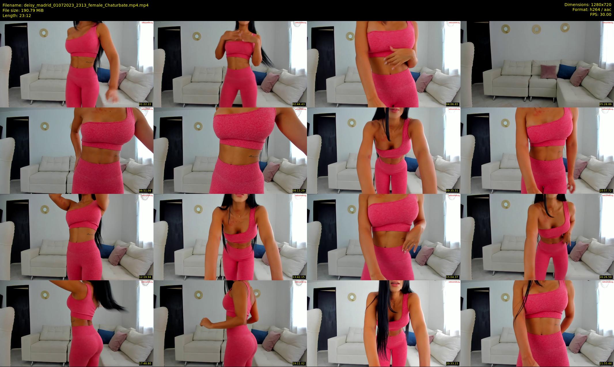 deisy_madrid — 24 minute Chaturbate female cam show recording, 720p, Jul 1, 2023