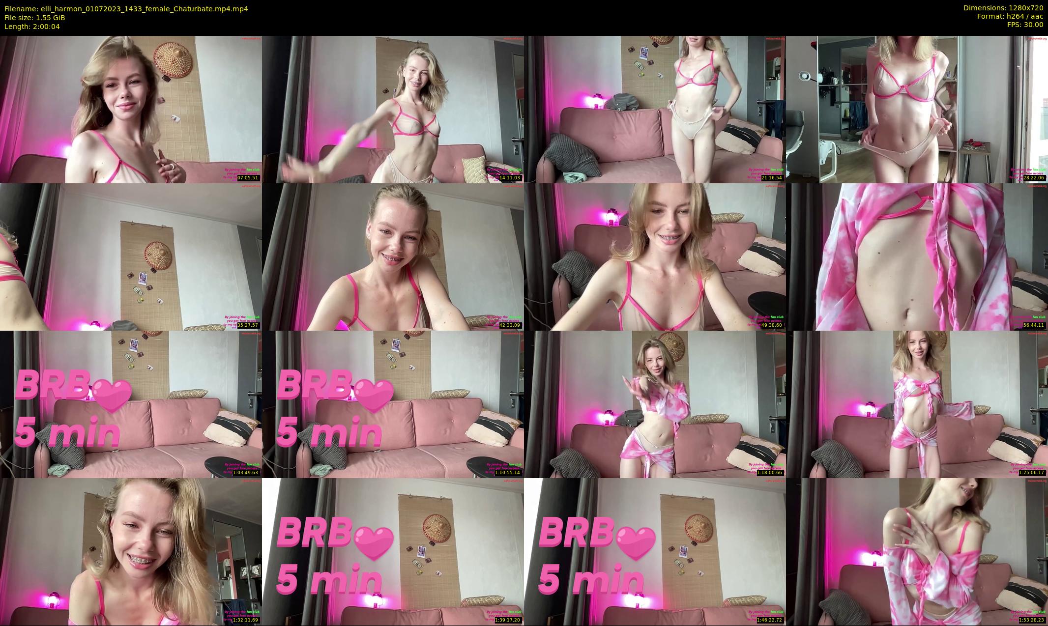 elli_harmon — 121 minute Chaturbate female cam show recording, 720p, Jul 1, 2023