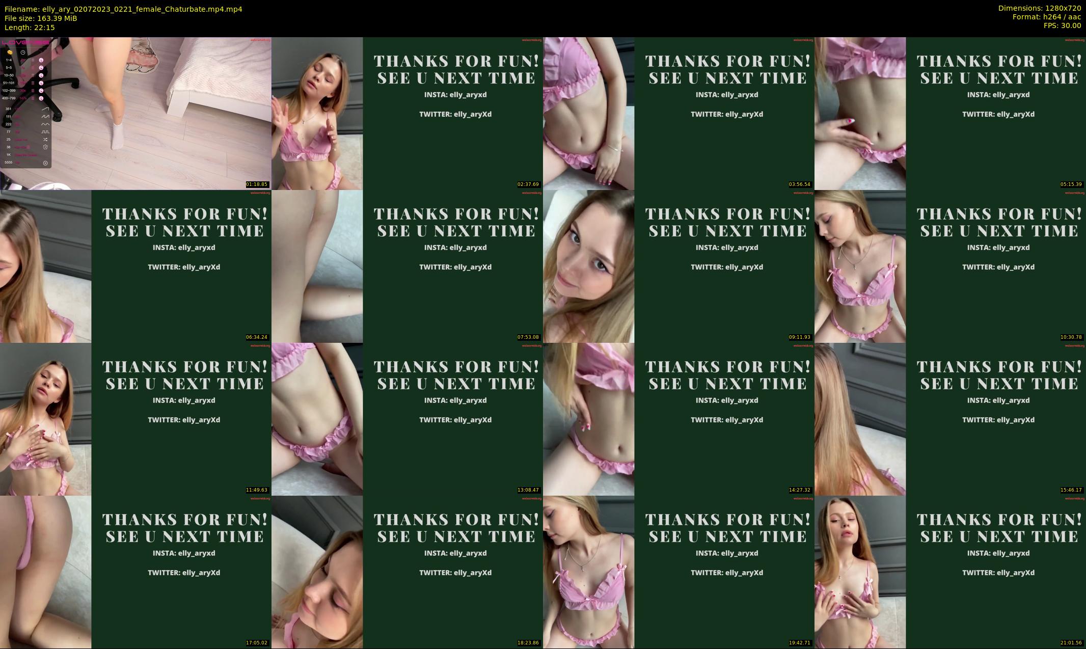 elly_ary — 23 minute Chaturbate female cam show recording, 720p, Jul 2, 2023