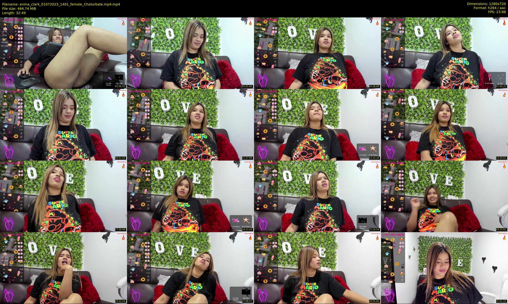 enma_clark — 33 minute Chaturbate female cam show recording, 720p, Jul 1, 2023