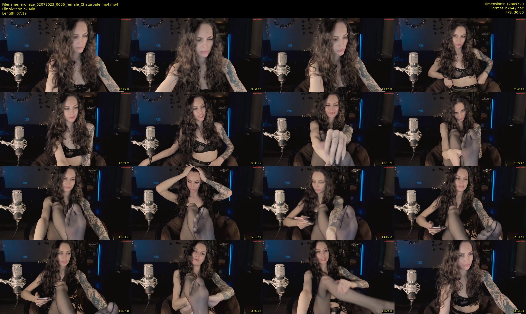 erohaze — 8 minute Chaturbate female cam show recording, 720p, Jul 2, 2023