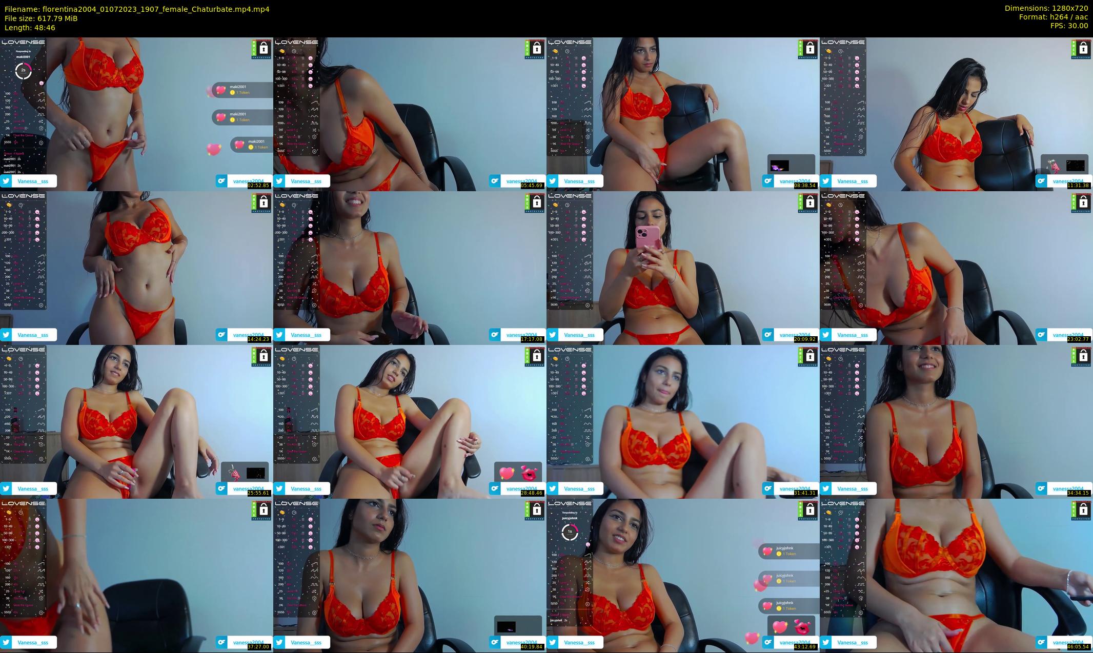 florentina2004 — 49 minute Chaturbate female cam show recording, 720p, Jul 1, 2023