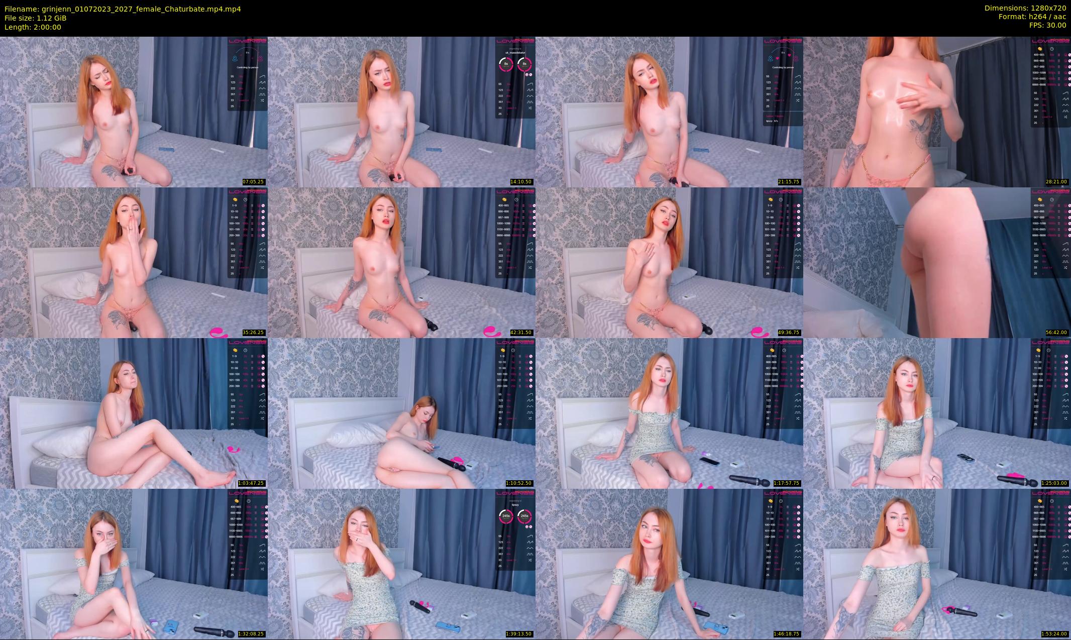 grinjenn — 120 minute Chaturbate female cam show recording, 720p, Jul 1, 2023