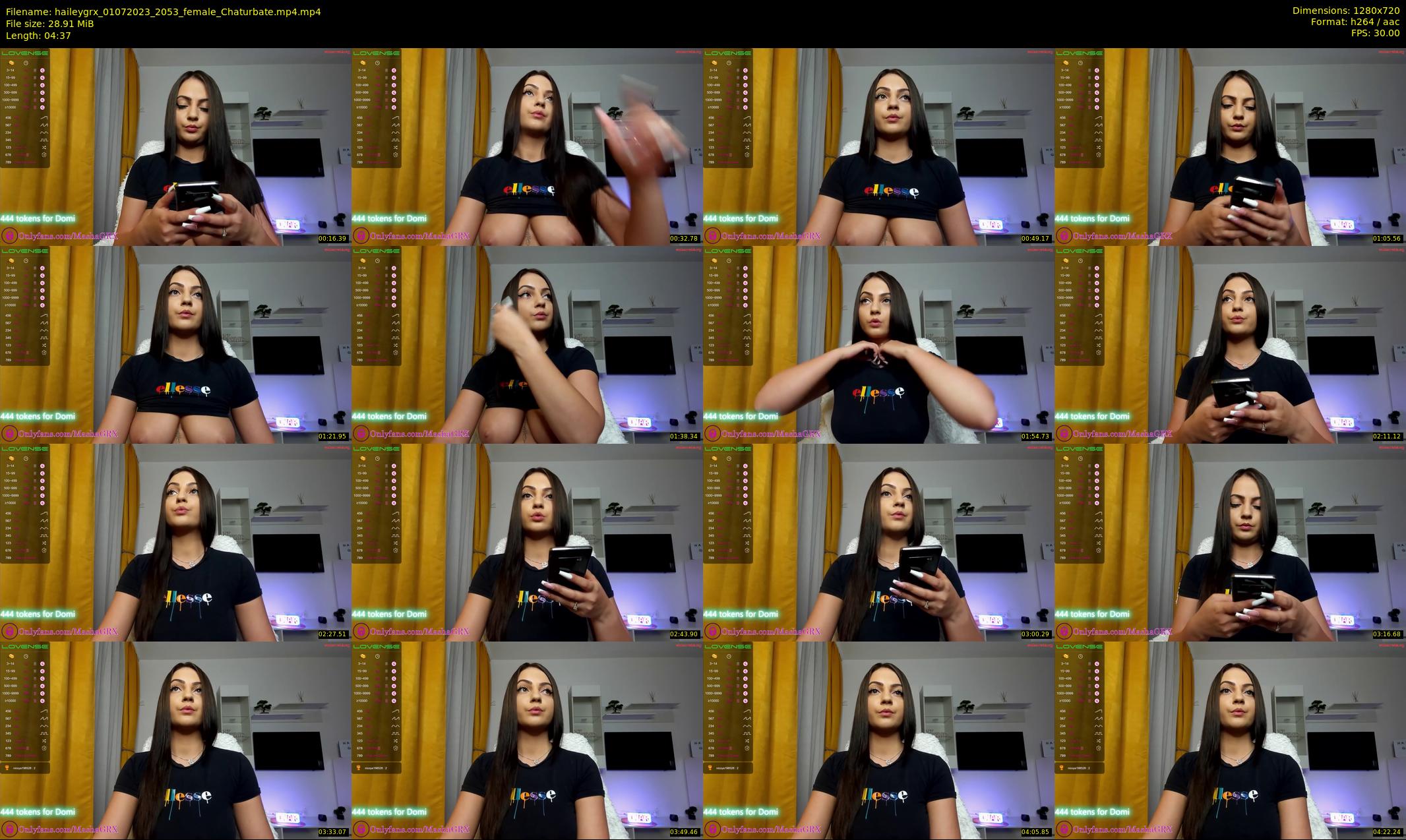 haileygrx — 5 minute Chaturbate female cam show recording, 720p, Jul 1, 2023