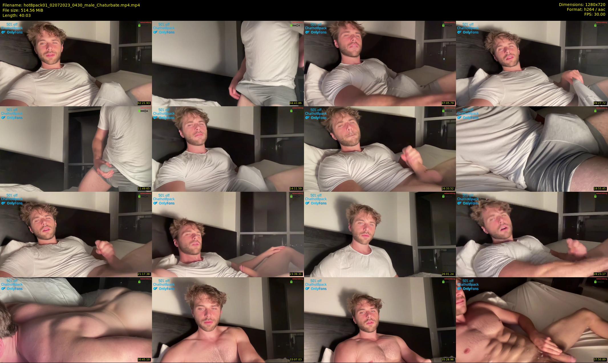 hot8pack01 — 41 minute Chaturbate male cam show recording, 720p, Jul 2, 2023