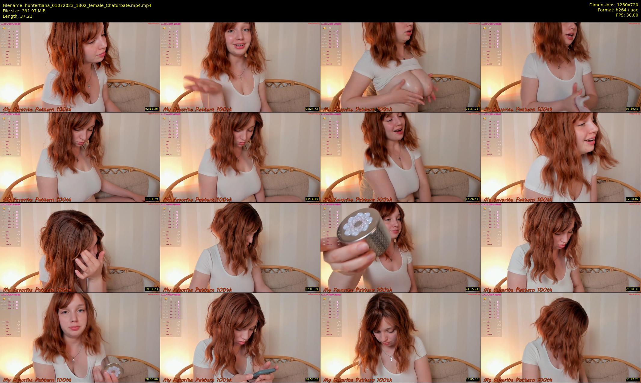 huntertiana — 38 minute Chaturbate female cam show recording, 720p, Jul 1, 2023