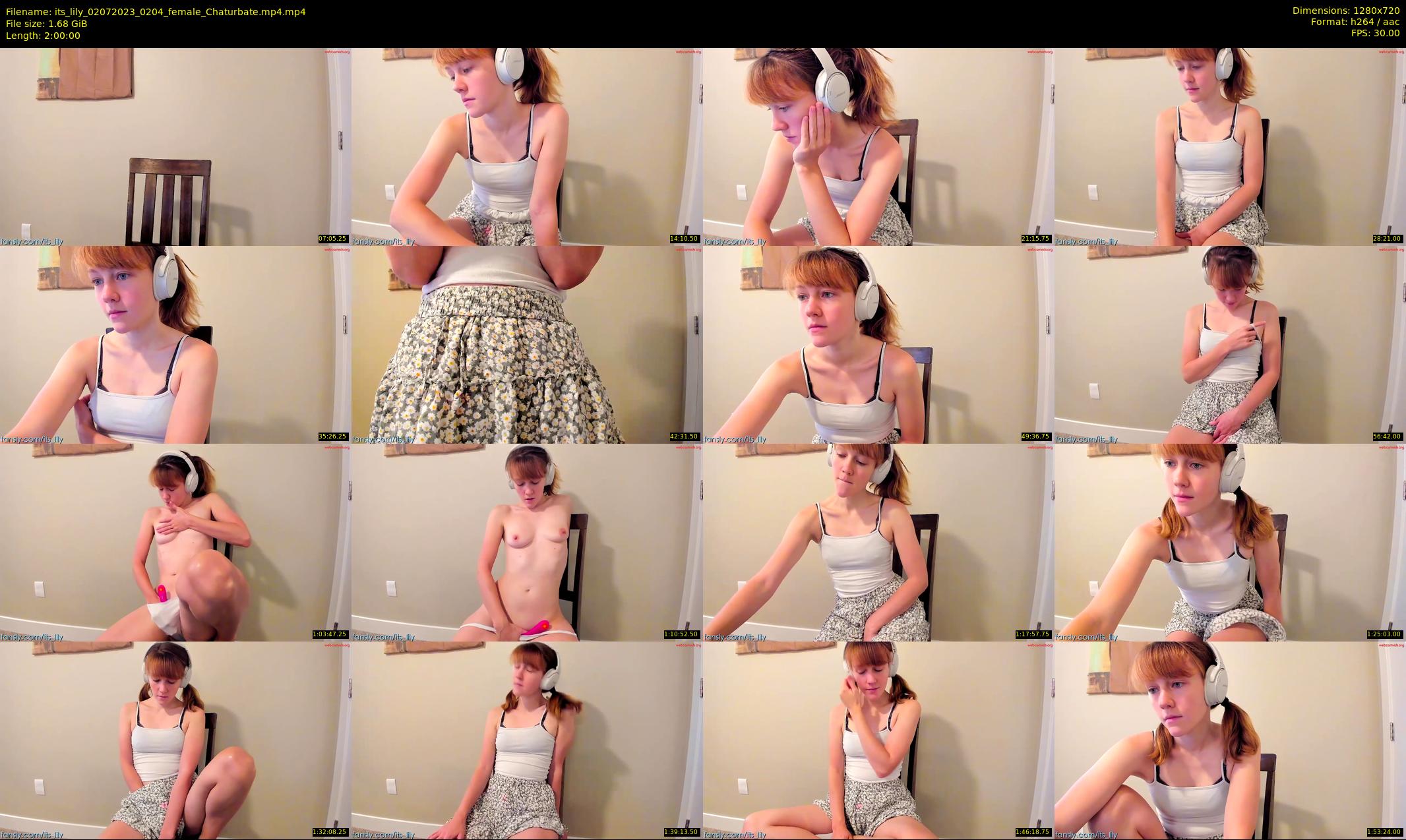 its_lily — 120 minute Chaturbate female cam show recording, 720p, Jul 2, 2023