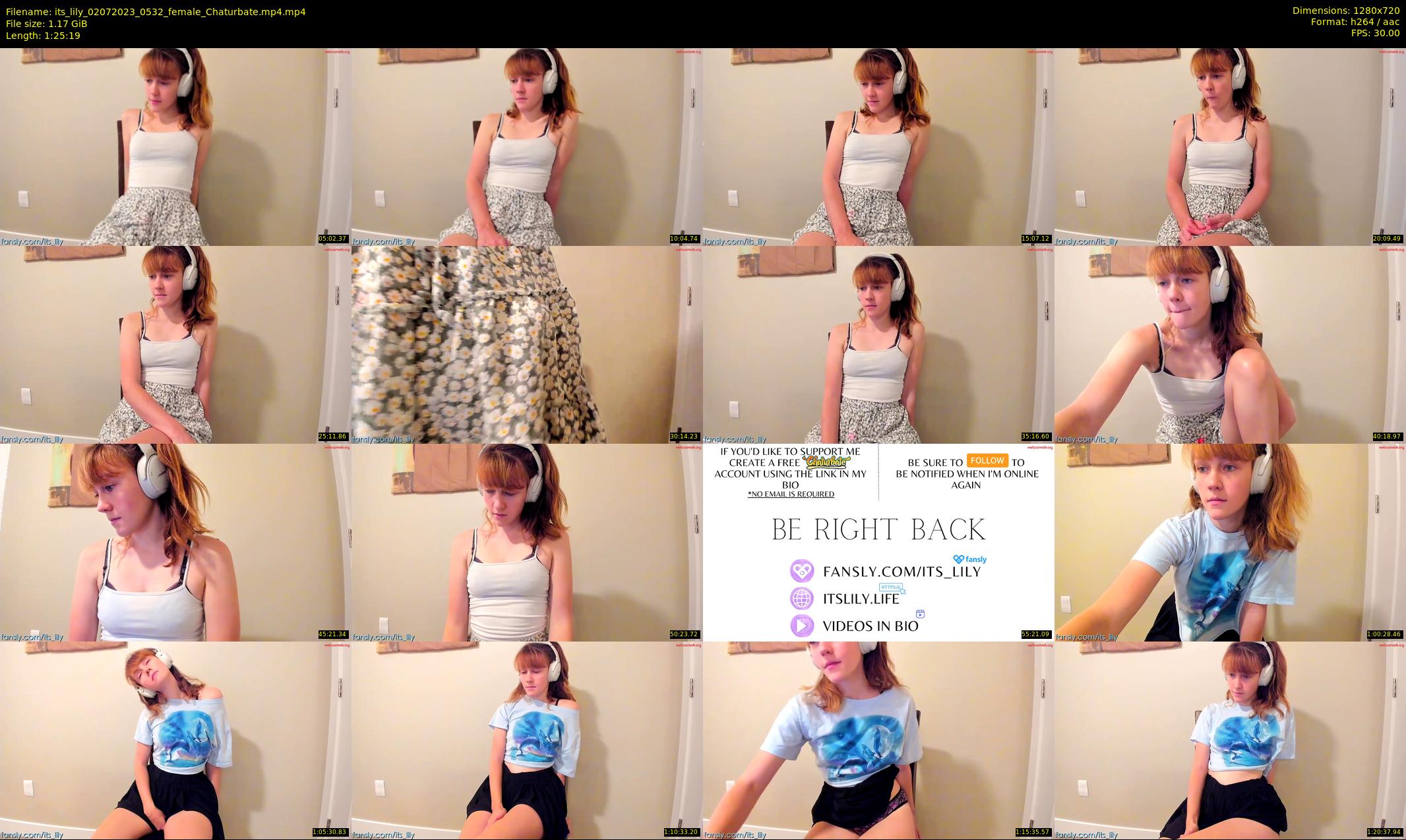 its_lily — 86 minute Chaturbate female cam show recording, 720p, Jul 2, 2023