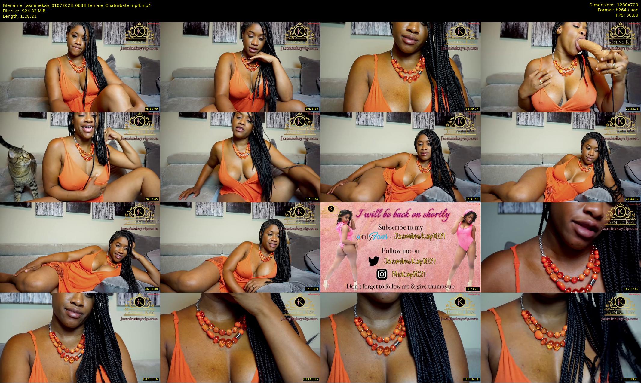 jasminekay — 89 minute Chaturbate female cam show recording, 720p, Jul 1, 2023