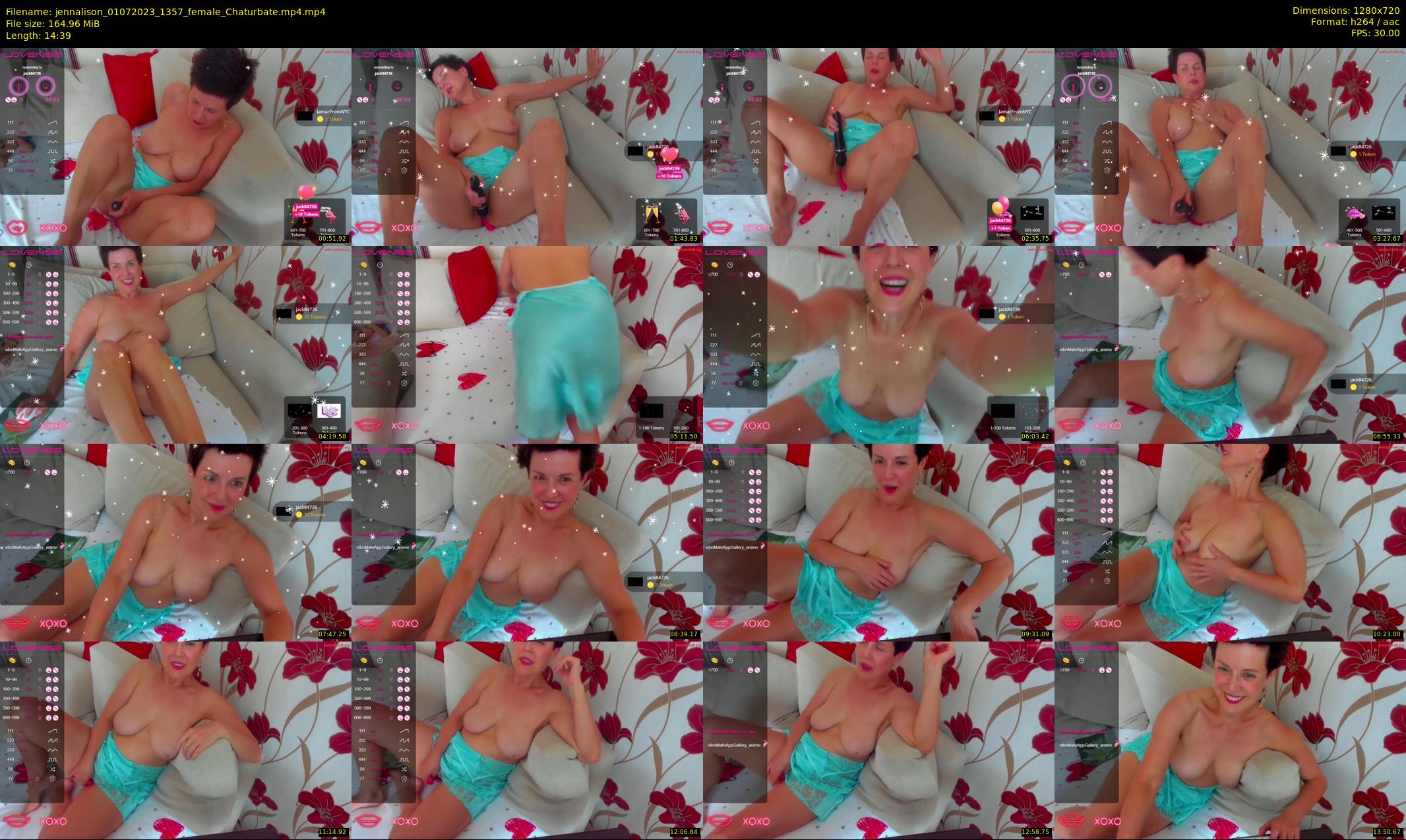 jennalison — 15 minute Chaturbate female cam show recording, 720p, Jul 1, 2023