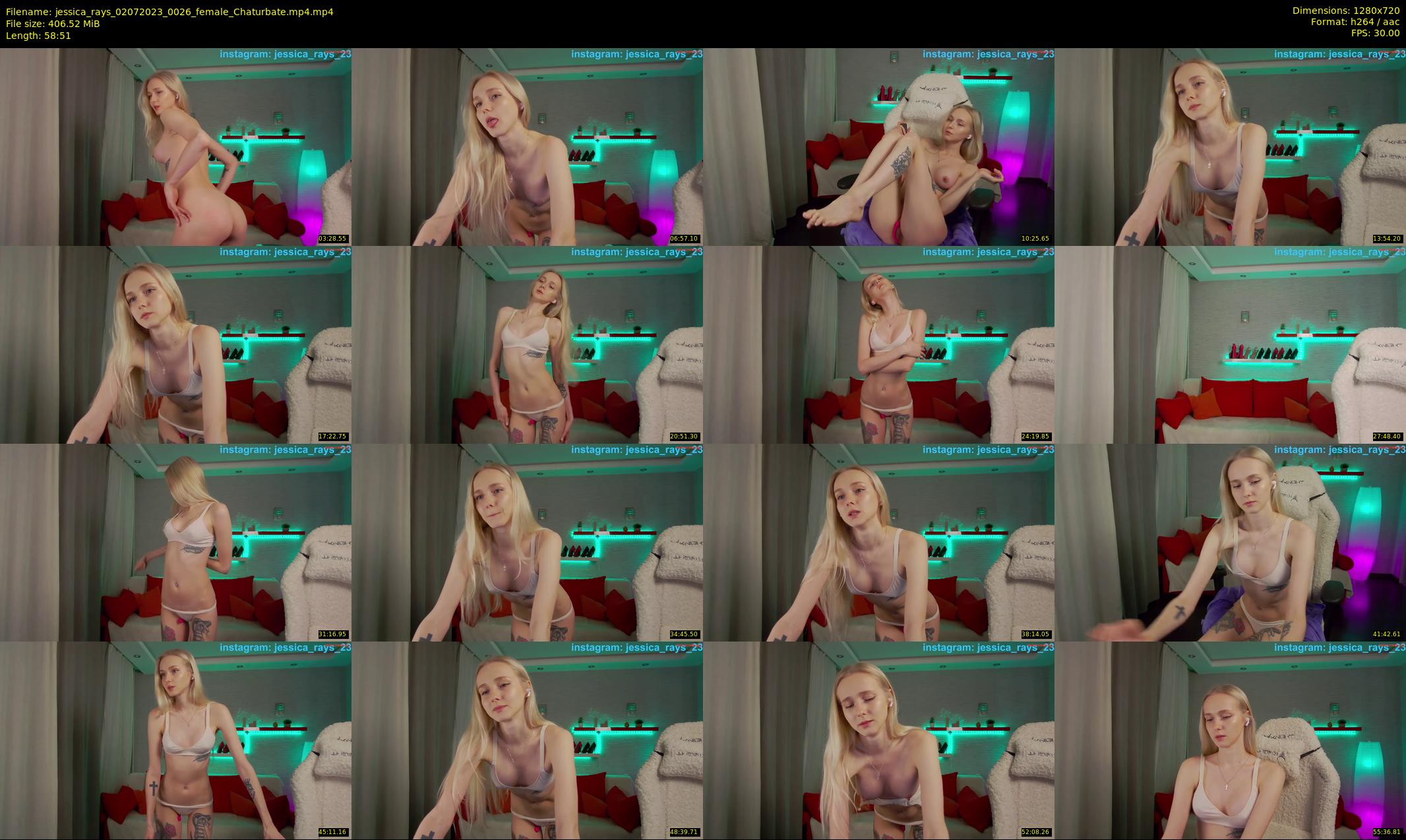 jessica_rays — 59 minute Chaturbate couple cam show recording, 720p, Jul 2, 2023