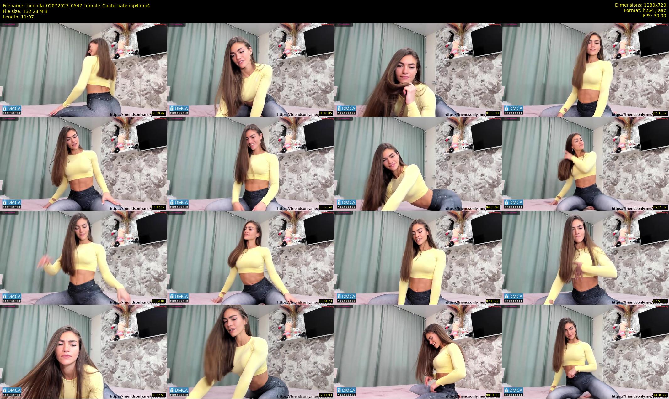 joconda — 12 minute Chaturbate female cam show recording, 720p, Jul 2, 2023
