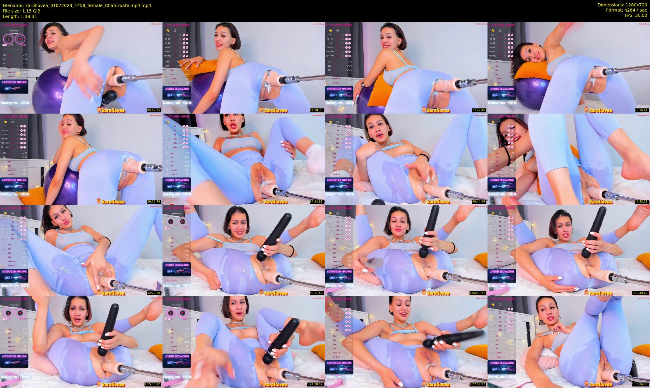 karollovea — 99 minute Chaturbate female cam show recording, 720p, Jul 1, 2023