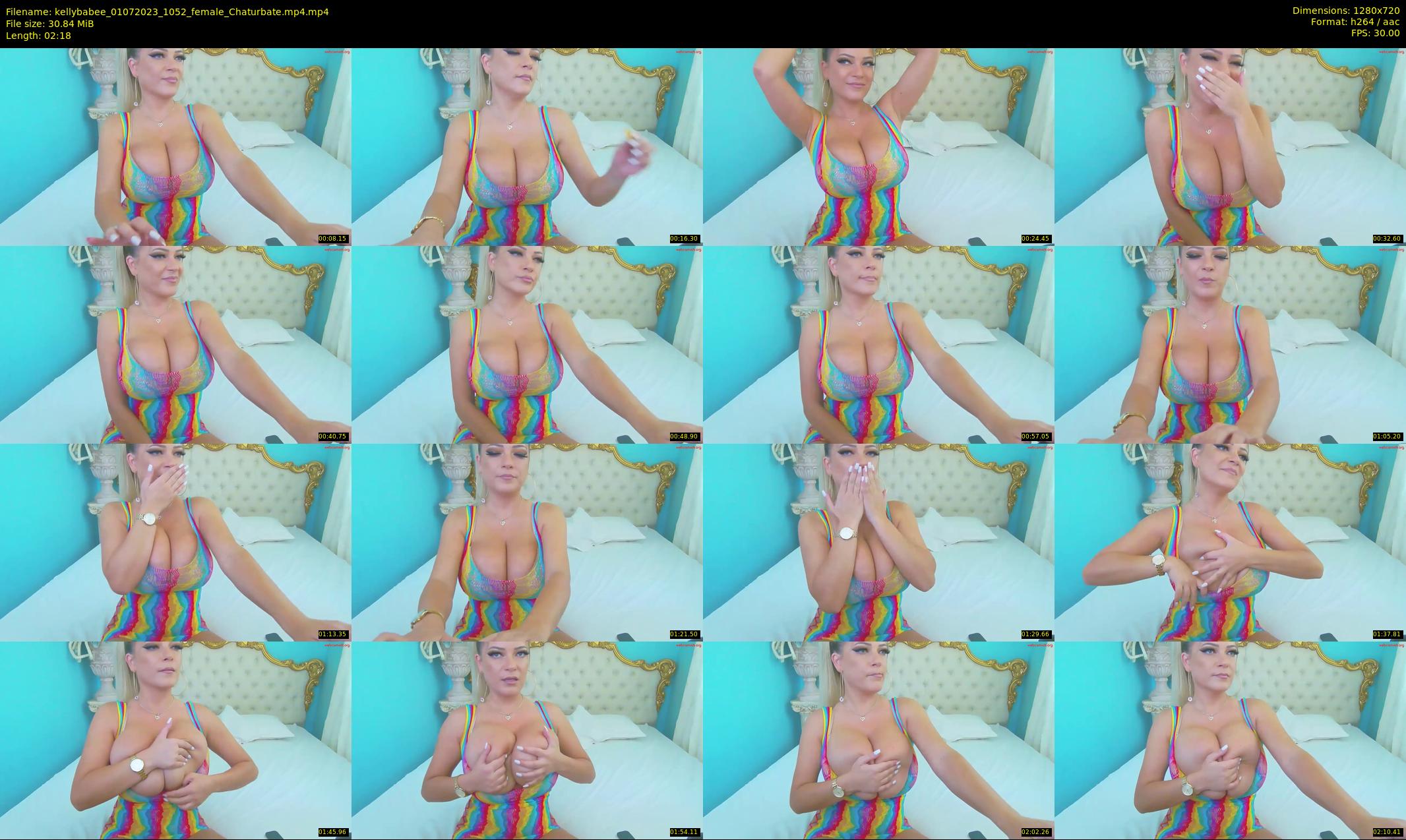kellybabee — 3 minute Chaturbate female cam show recording, 720p, Jul 1, 2023
