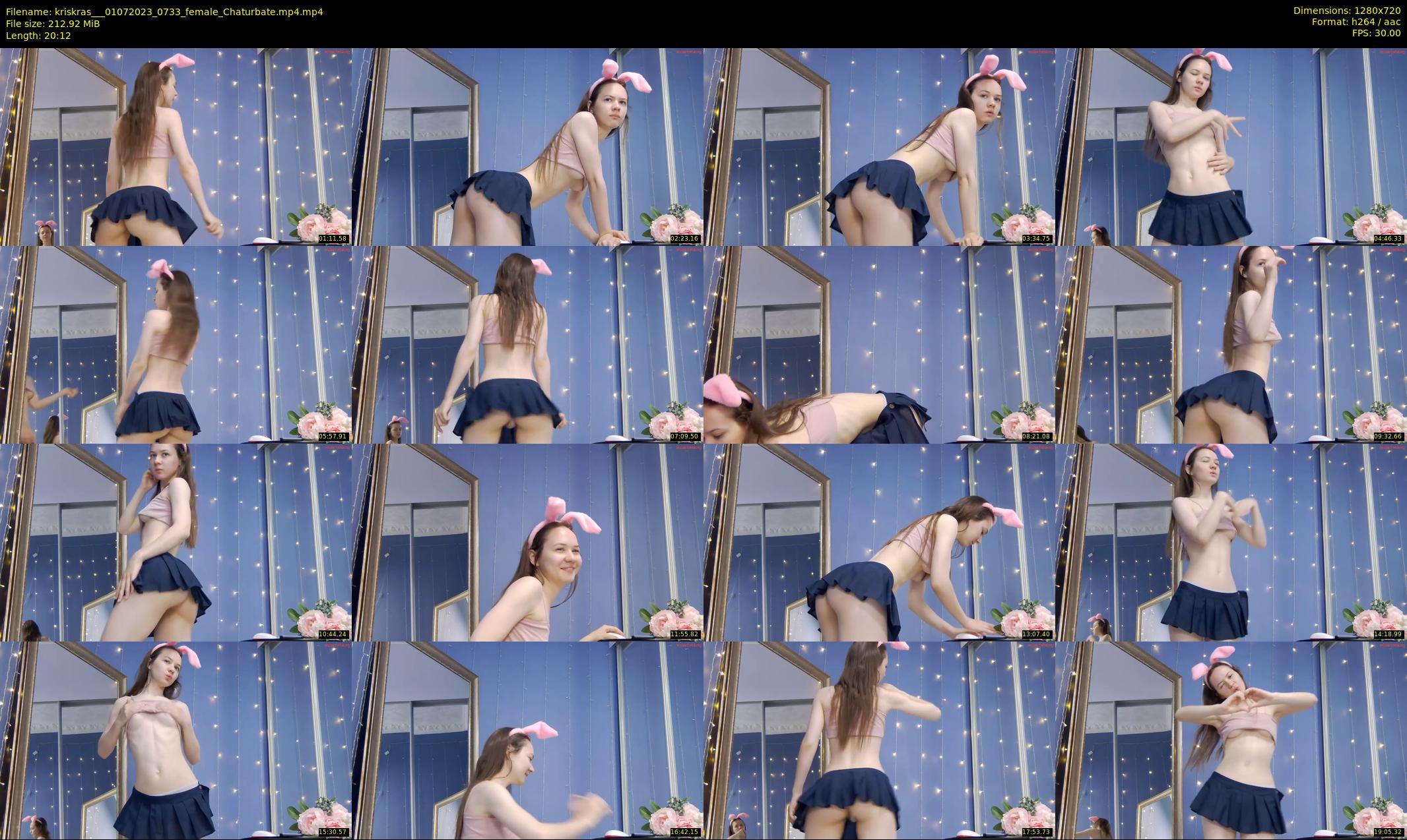 kriskras__ — 21 minute Chaturbate female cam show recording, 720p, Jul 1, 2023