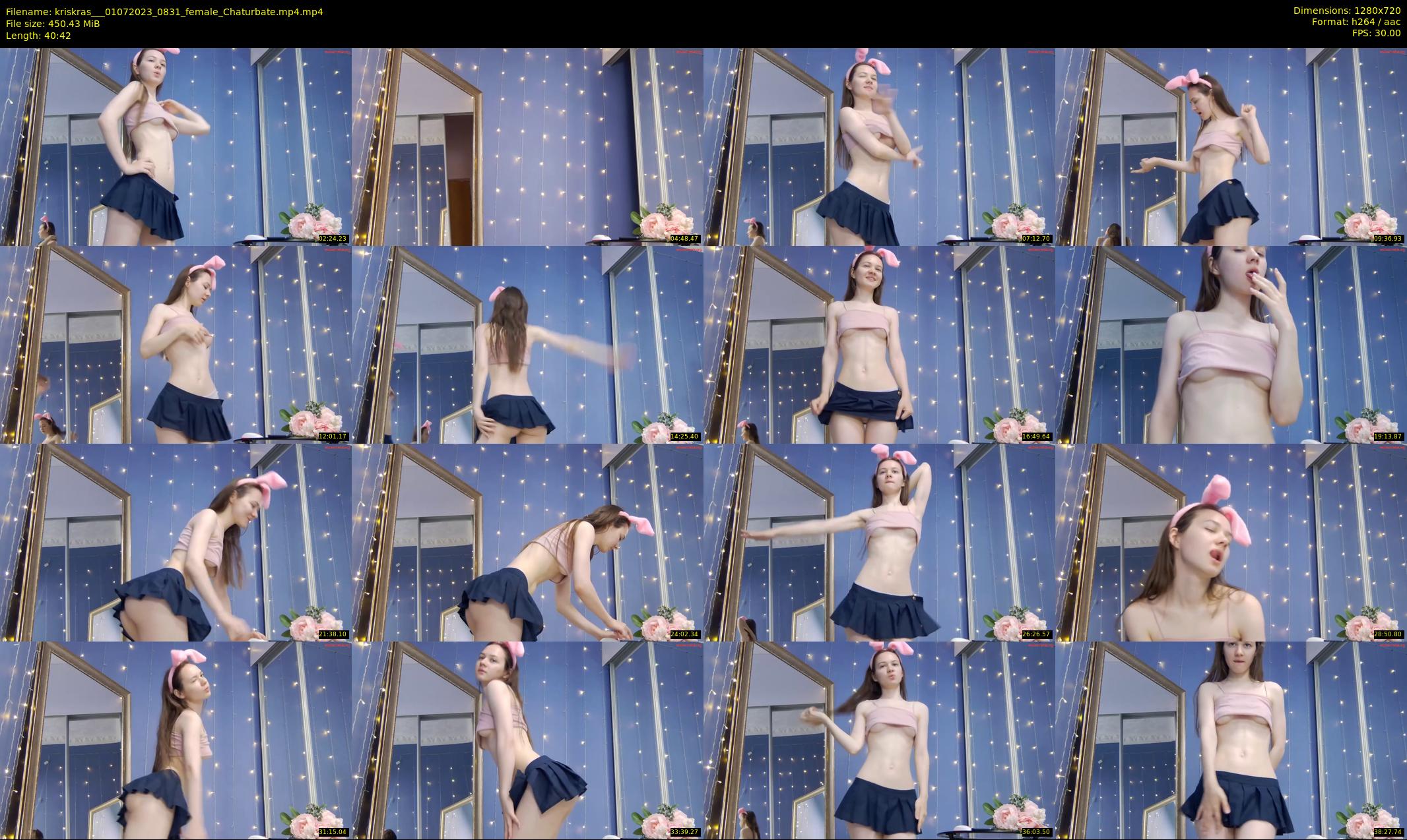 kriskras__ — 41 minute Chaturbate female cam show recording, 720p, Jul 1, 2023