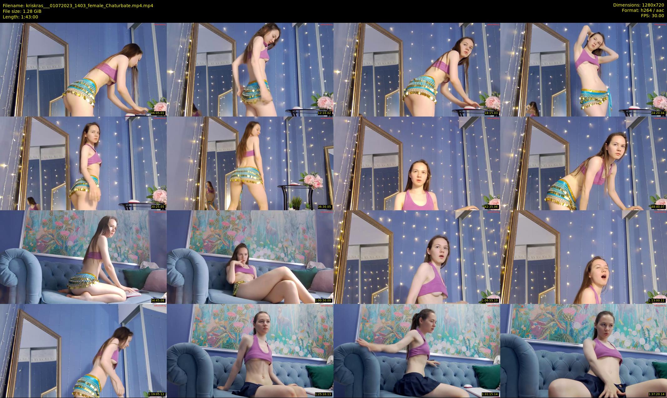 kriskras__ — 103 minute Chaturbate female cam show recording, 720p, Jul 1, 2023