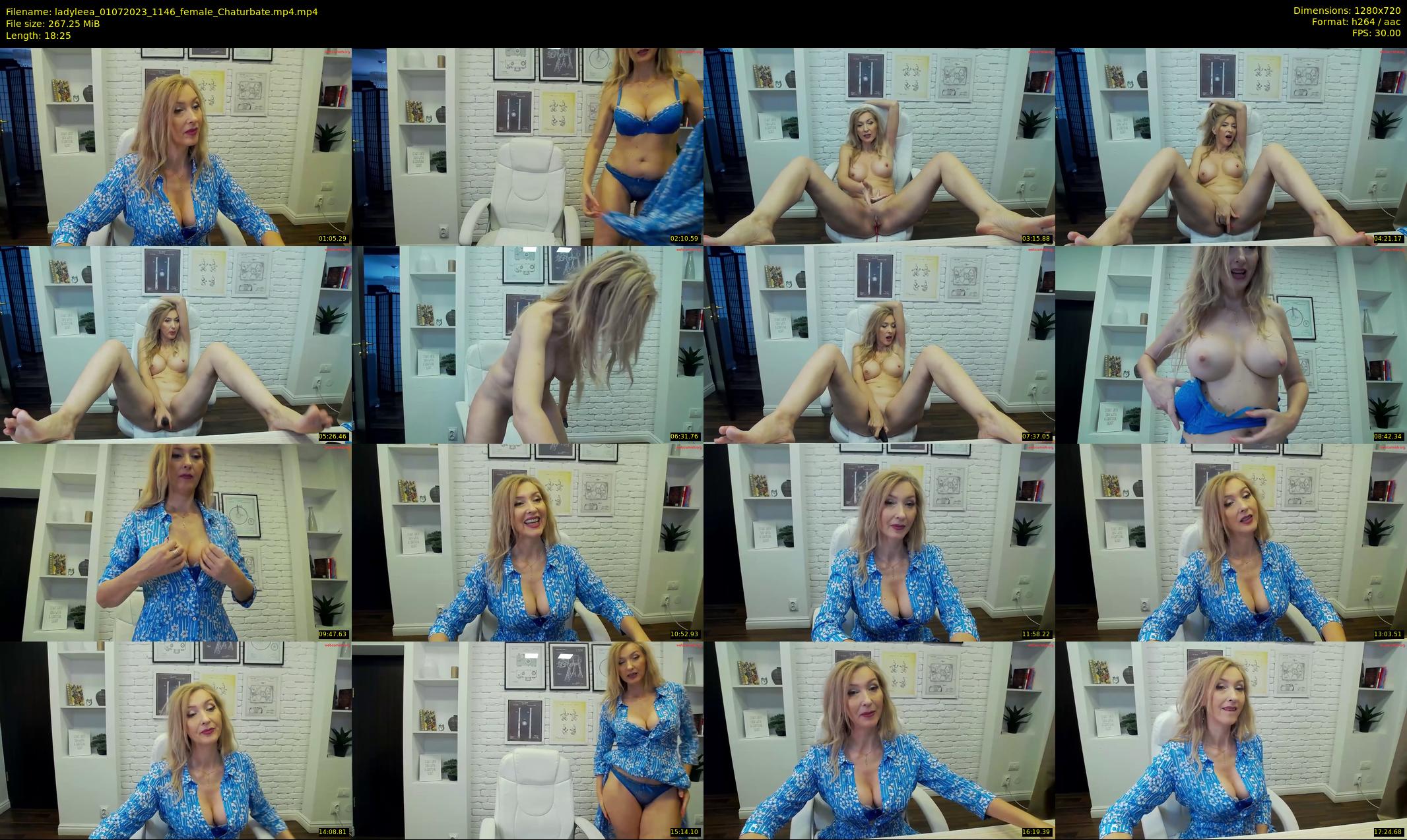 ladyleea — 19 minute Chaturbate female cam show recording, 720p, Jul 1, 2023