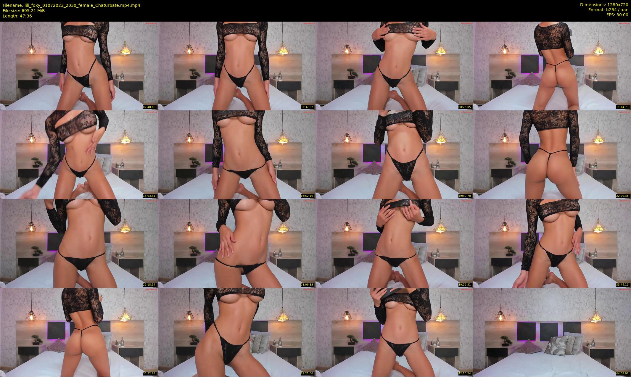 lili_foxy — 48 minute Chaturbate female cam show recording, 720p, Jul 1, 2023