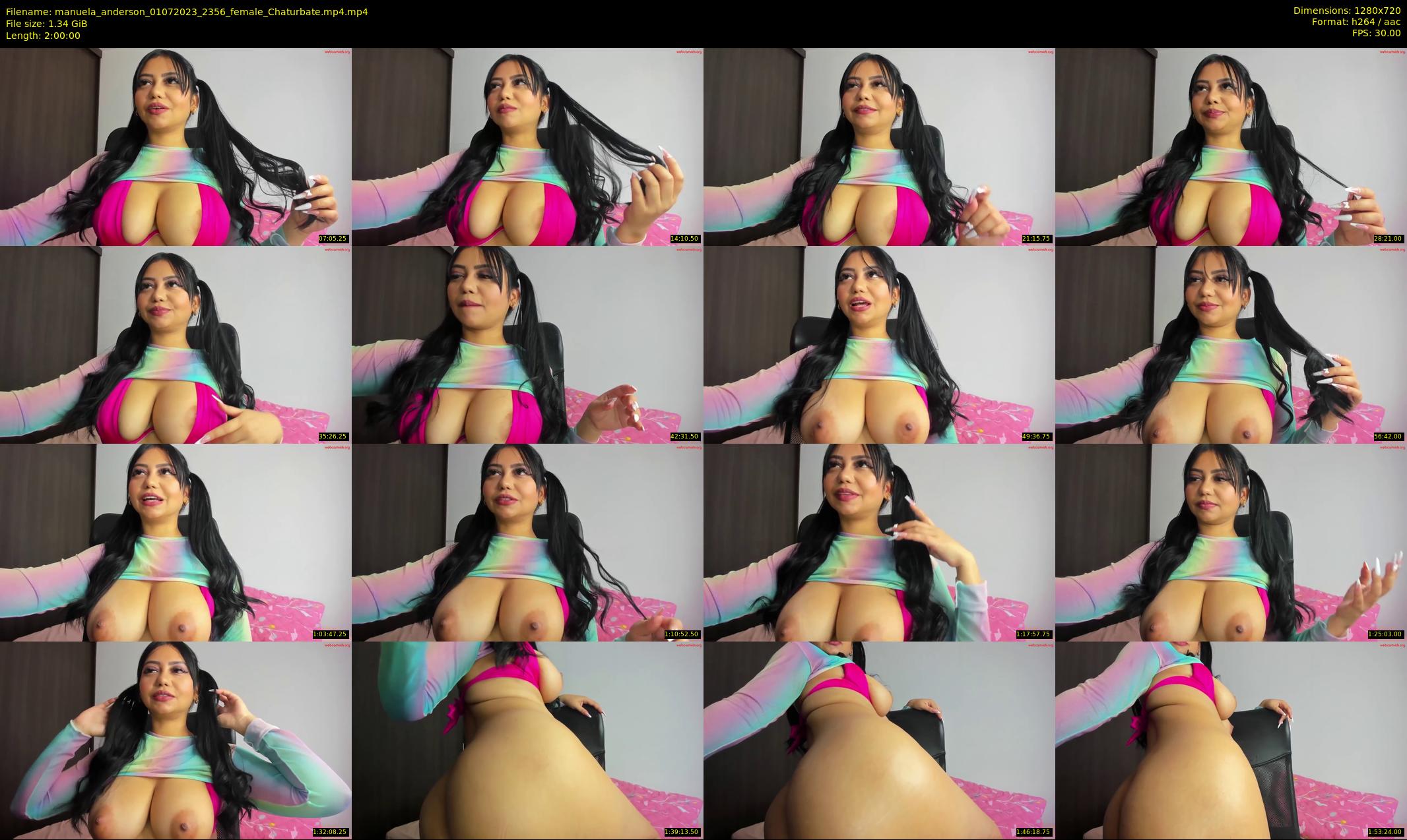 manuela_anderson — 120 minute Chaturbate female cam show recording, 720p, Jul 1, 2023